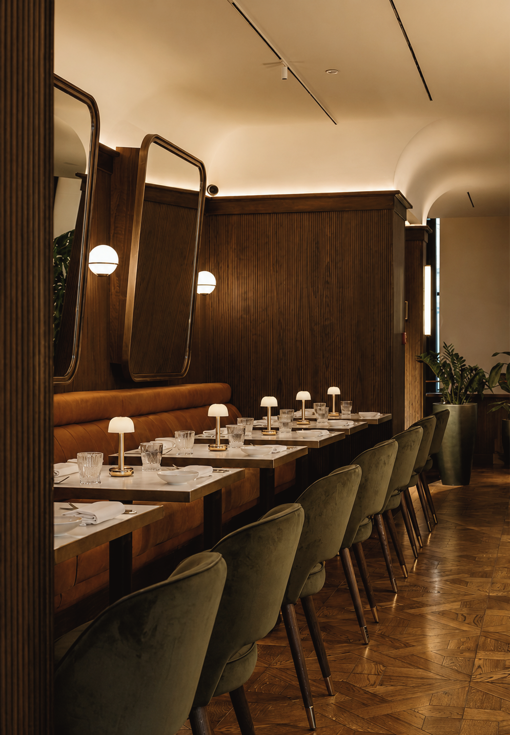 Refined interior of Corinthia Brussels, a luxury hotel in the Belgian capital
