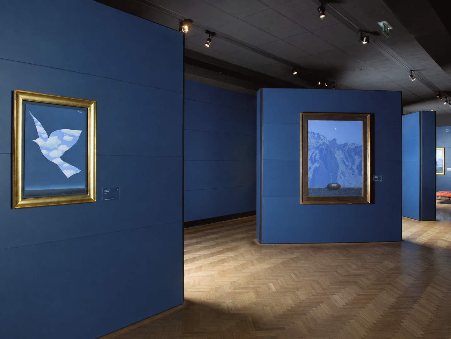 Magritte Museum in Brussels showcasing the work of Belgian surrealist René Magritte