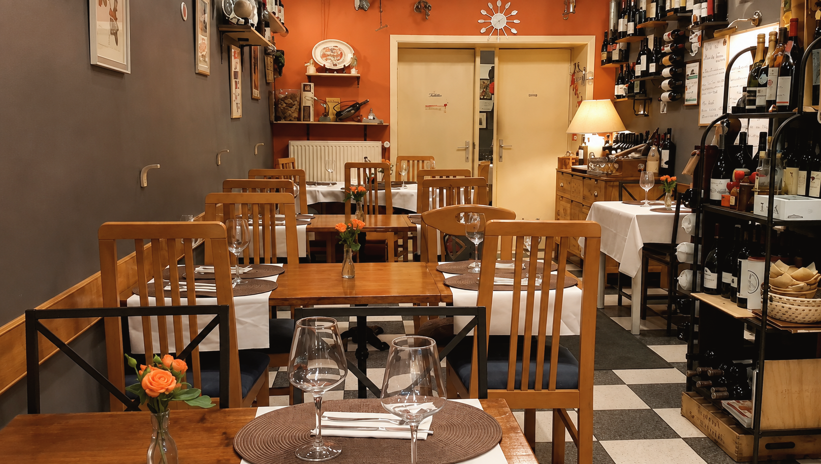 Refined cuisine at Au Cor de Chasse restaurant in Brussels, Belgium