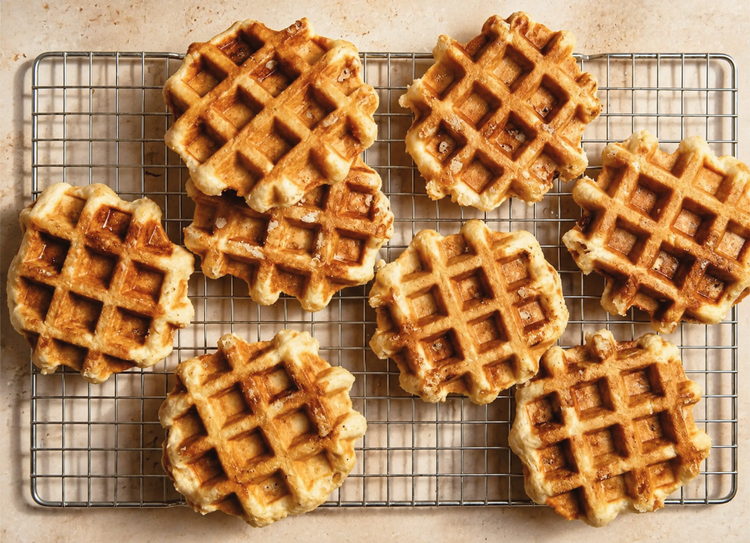 Traditional Belgian waffle served in Brussels as part of a local food experience