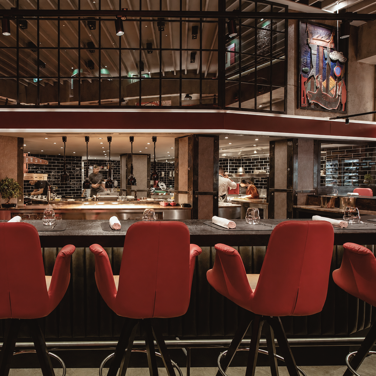 Rumour restaurant in Budapest, Hungary, featuring an immersive chef-led dining experience and creative contemporary cuisine.