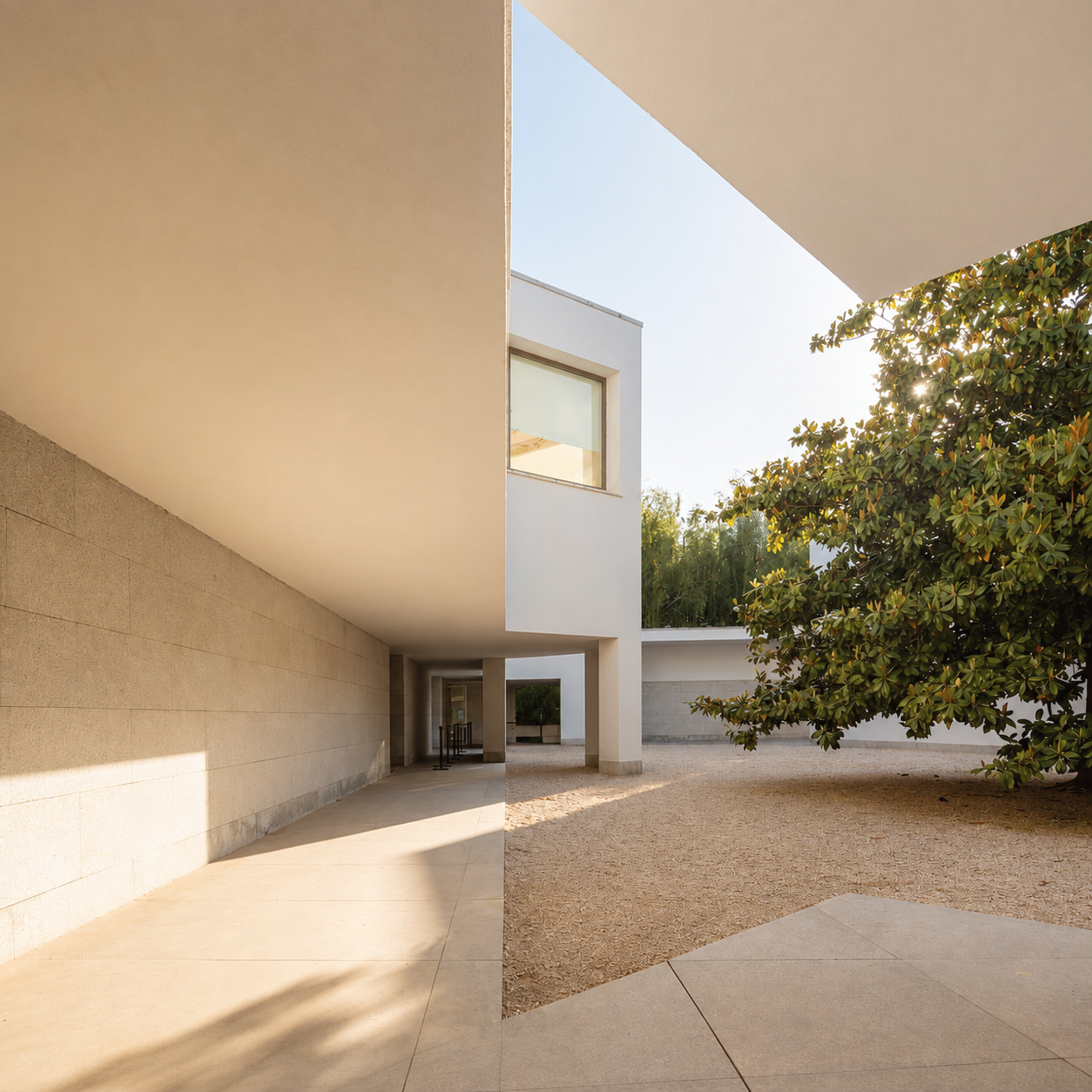 Serralves Museum of Contemporary Art in Porto, Portugal, showcasing modern architecture, landscaped gardens, and the cultural design of the Serralves Foundation.
