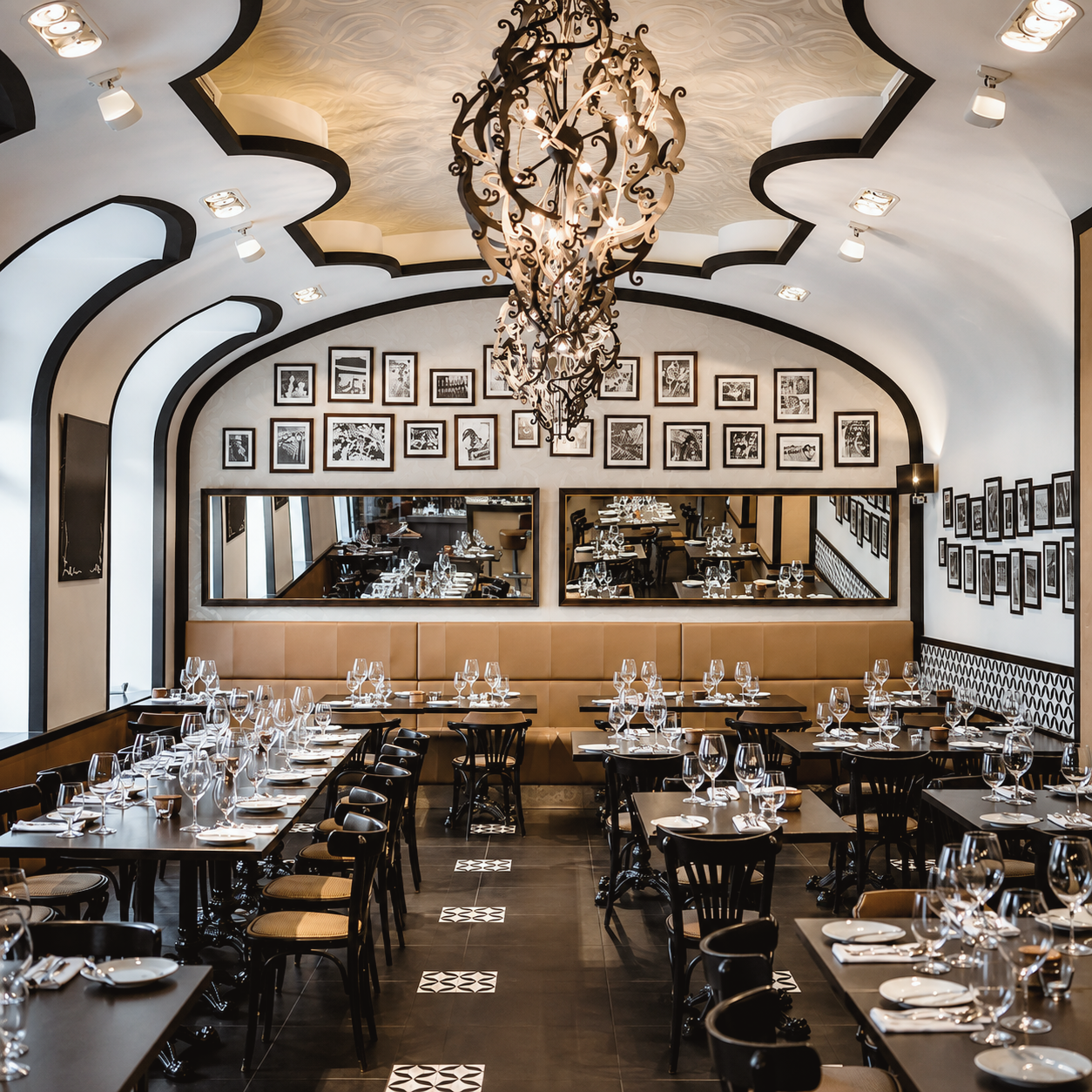 Borkonyha Winekitchen in Budapest, Hungary, pairing contemporary Hungarian cuisine with an extensive selection of regional Hungarian wines.