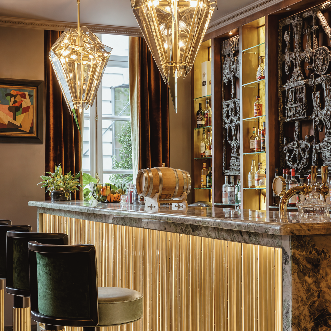 Elegant interior at Juliana Hotel Brussels, a luxury boutique stay in the city center