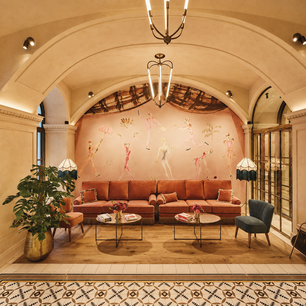 Stylish lounge and interior at Hotel MOTTO, a design-led boutique hotel in Vienna