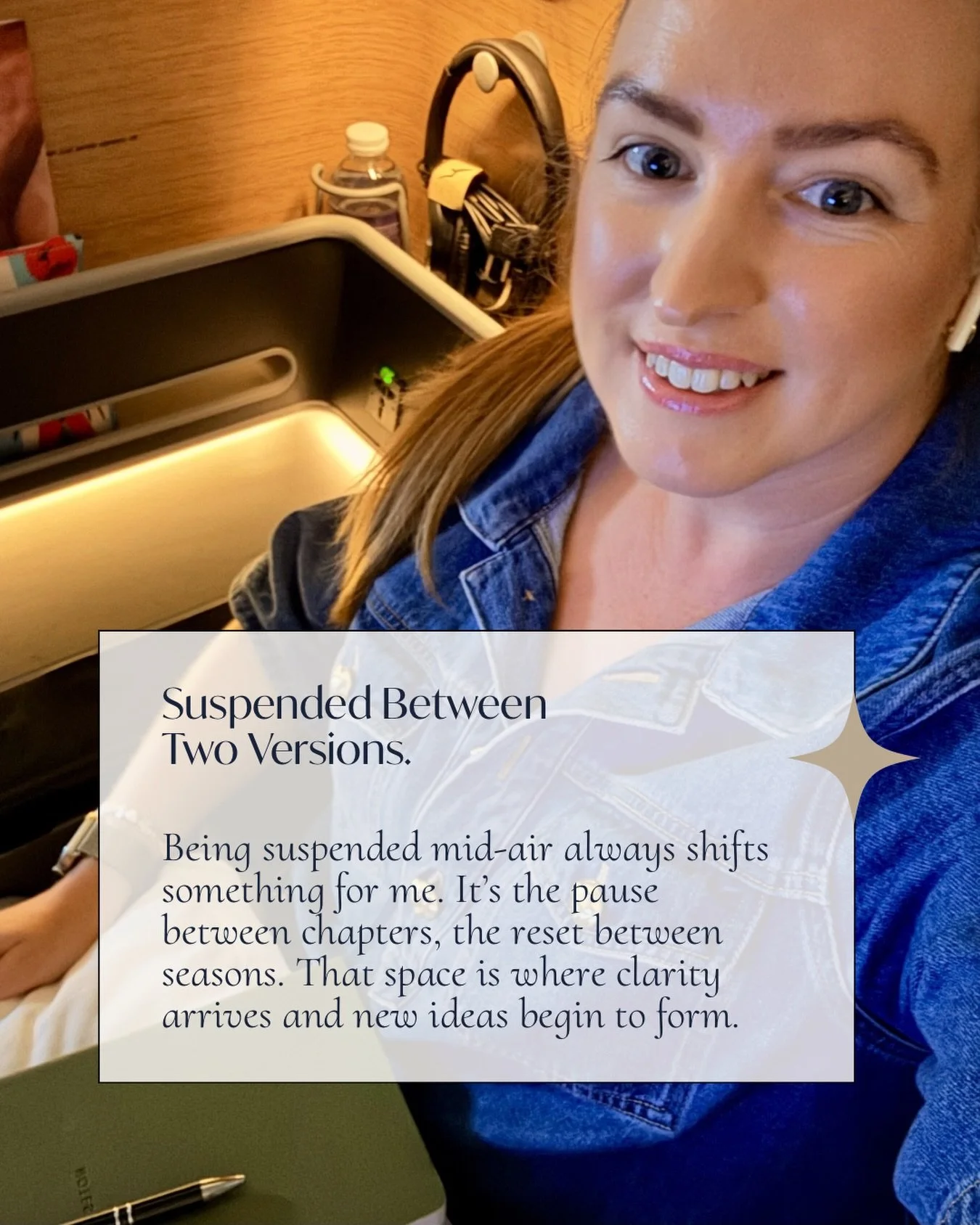 There is something about flying that unlocks a different part of my brain 🔓

No notifications.
No &ldquo;quick questions.&rdquo;
No context switching.

Just altitude, a notebook, and space to think.

A holiday.
A forced extra-slow down, thanks for t