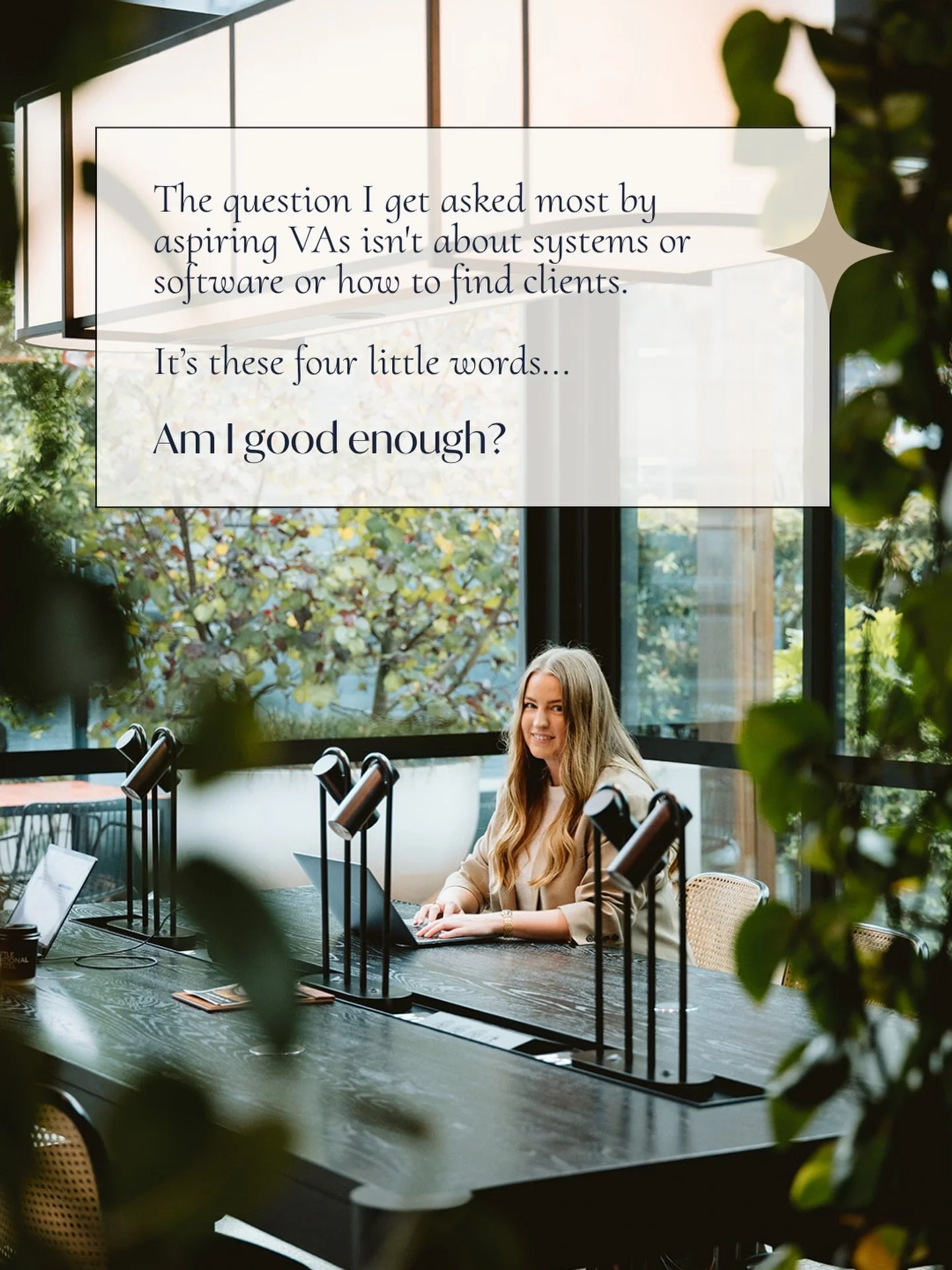 &ldquo;Am I good enough?&rdquo;

Here&rsquo;s the thing. That question never comes from a lack of skill. It comes from years of being overlooked. From workplaces that rewarded the loudest person in the room, not the one actually holding everything to