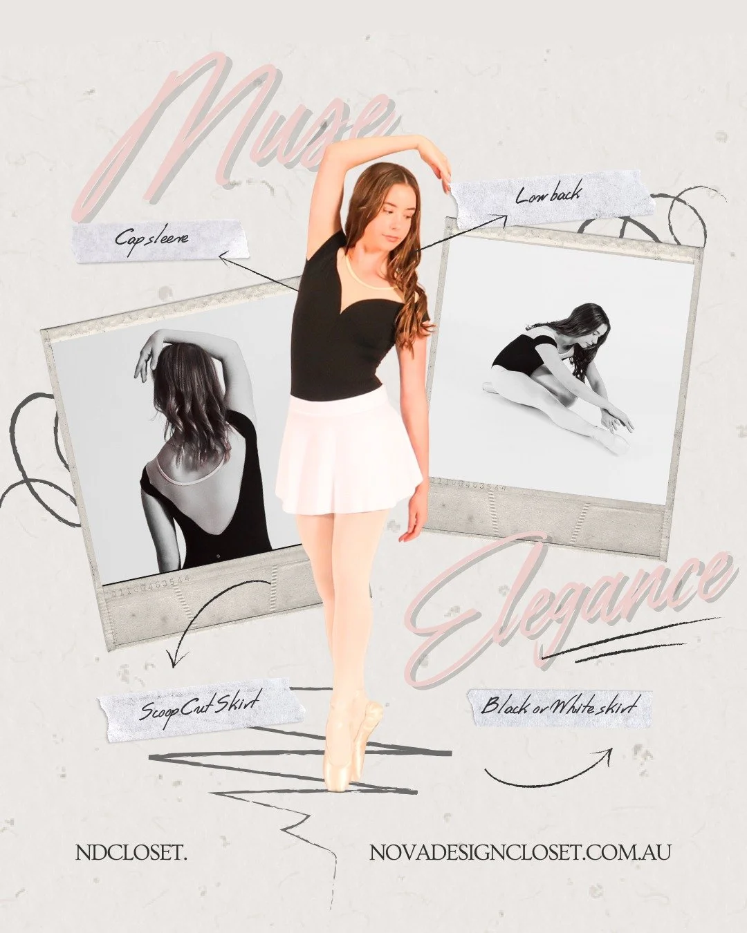 The kind of leotard you reach for without thinking.
Clean lines, ease of movement, and a classic silhouette that lets your dancing do the talking 🤍

What do you love about the Muse leotard?