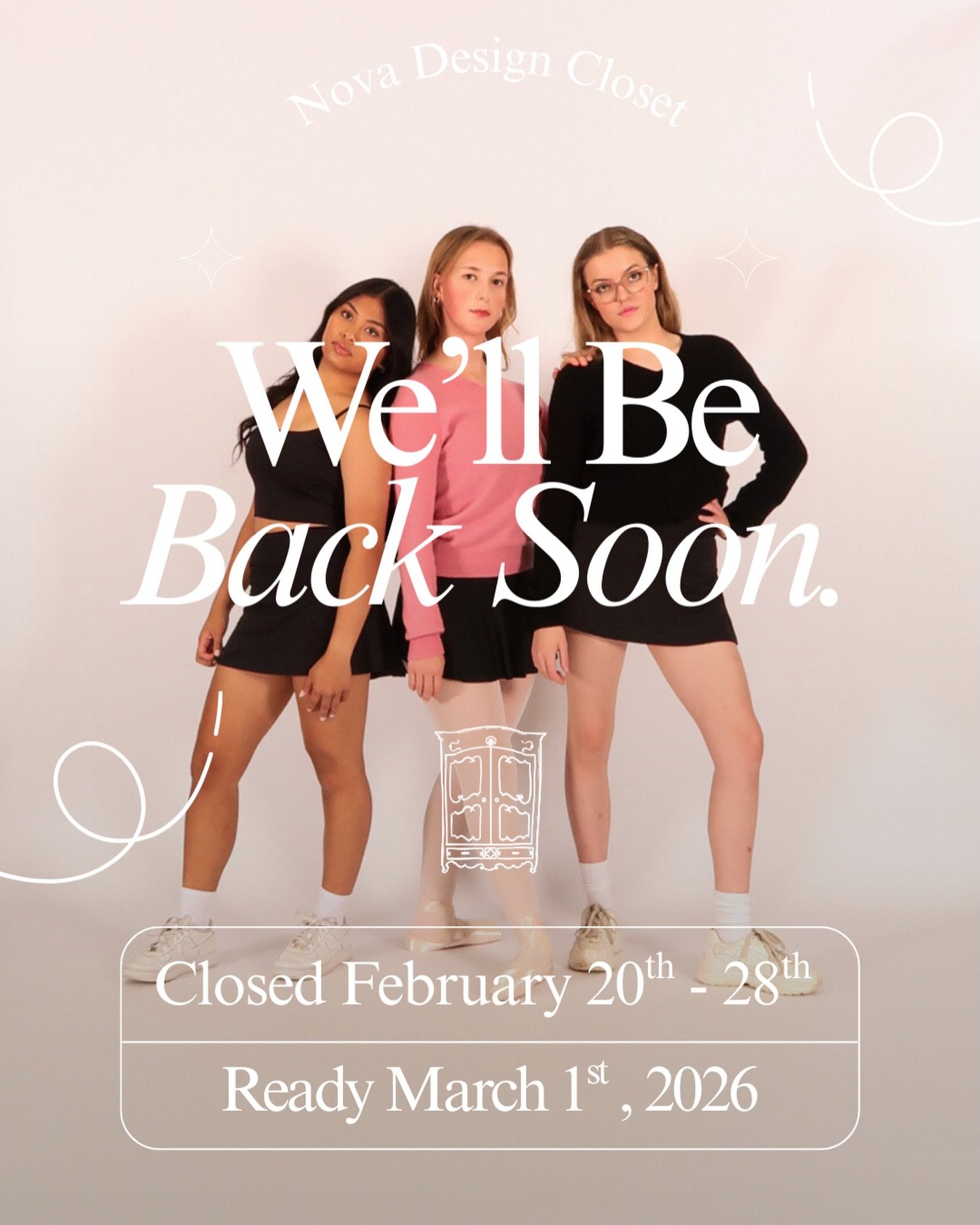 Our website is getting a makeover💋💄

We&rsquo;ll be back soon though, with a fresh look, new collections, and more surprises.

Want to stay in the loop? Join the club! Head to our website, fill in the form and receive a free welcome gift once you j
