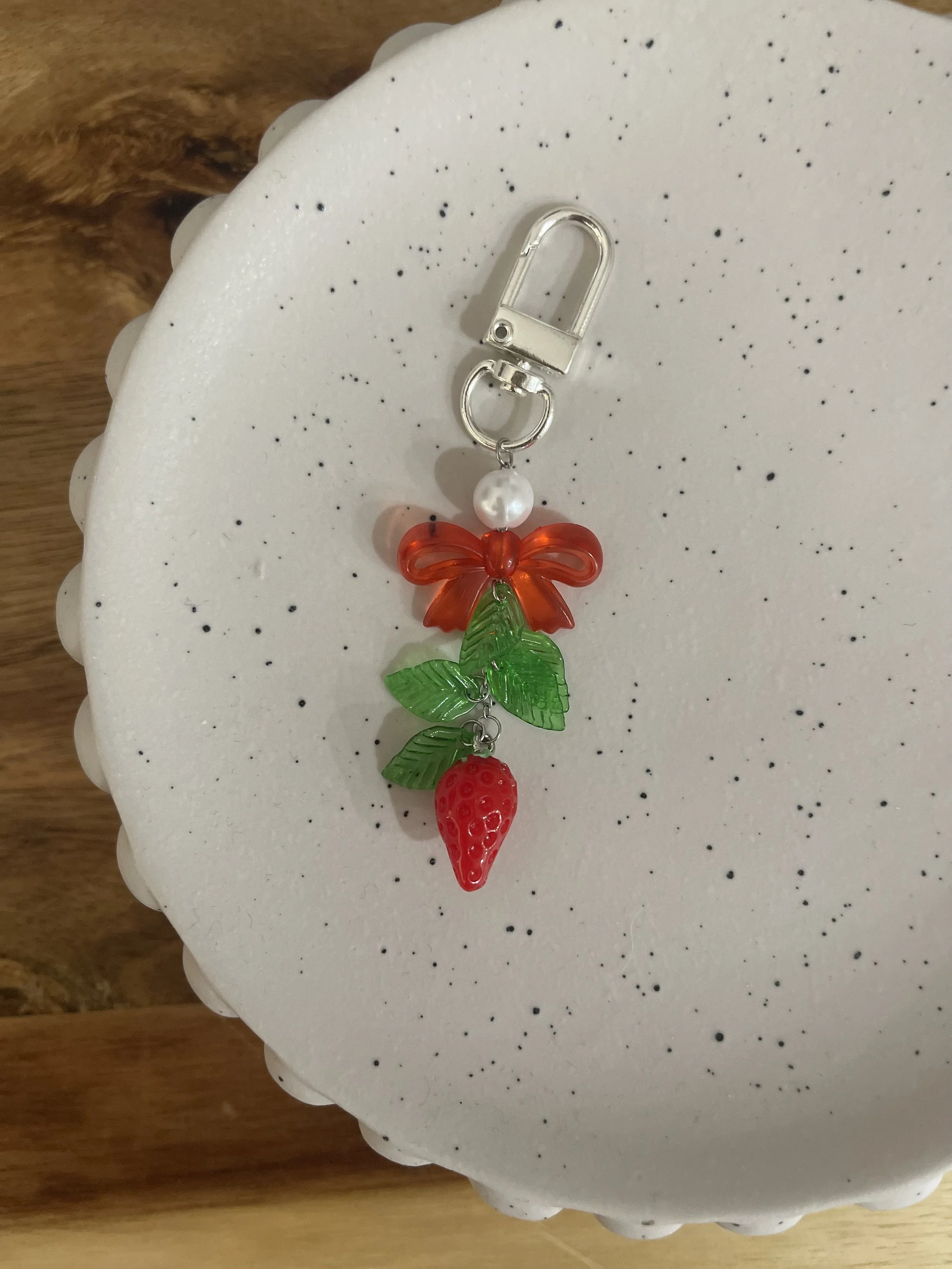 Fraise Petite Keychain