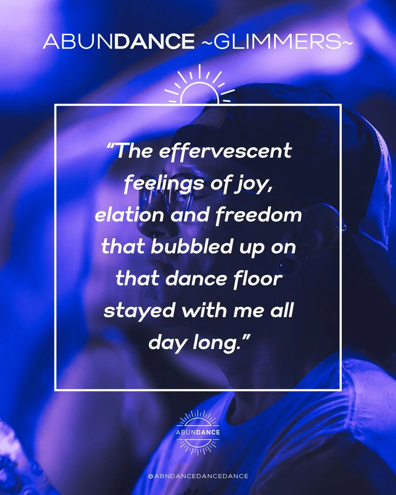 Holy cow! Our hearts are FULL after this month&rsquo;s ABUNDANCE. For today&rsquo;s glimmer, we&rsquo;re taking a moment to express some gratitude:

🫧 THANK YOU to everyone who shared their energy and presence with us this month. You matter. We need