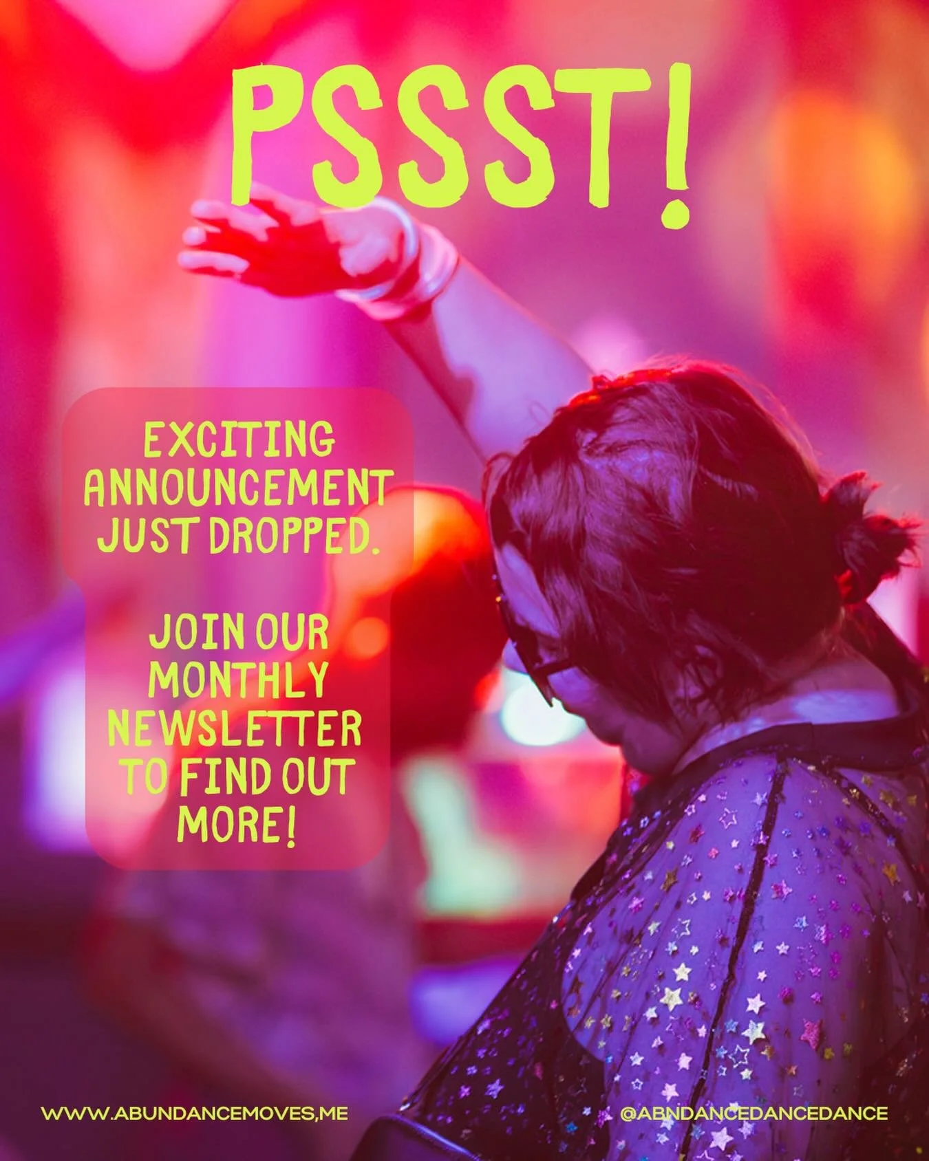 PSSSST! 👀👀

Join our monthly newsletter IN THE FLOW to learn more about an exciting new offering we&rsquo;ve been cookin&rsquo; up 🤌!

(Link to subscribe in bio 🌀)

#abundance #dayrave #cbusart #communitylove