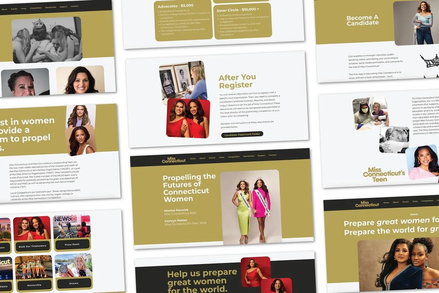Last year, I had the amazing opportunity to build the new website for Miss Connecticut 👑 The state&rsquo;s official preliminary to the Miss America competition. This was a fantastic project to take on!

.

#webdesign #pageantry #graphicdesigner