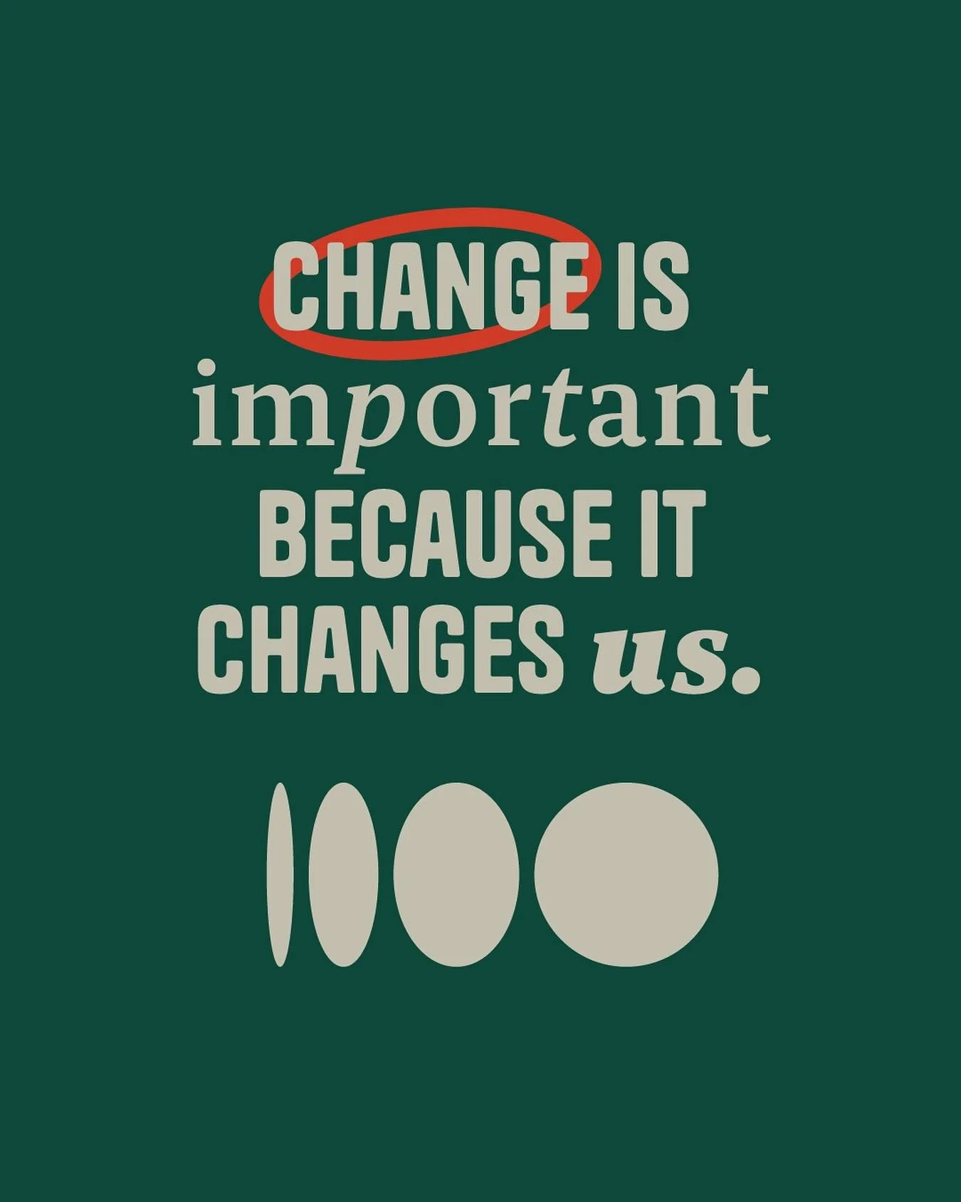 How has change, changed you?

.

#GraphicDesign #Quotes #Creative
