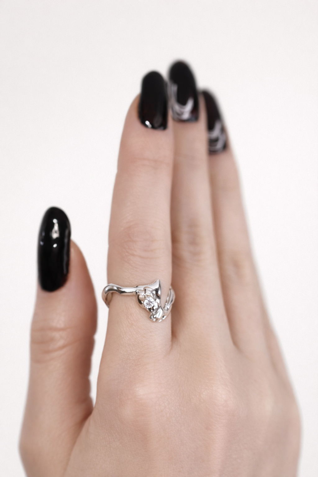 Shelter | Size 6 | Silver Ring with White CZ
