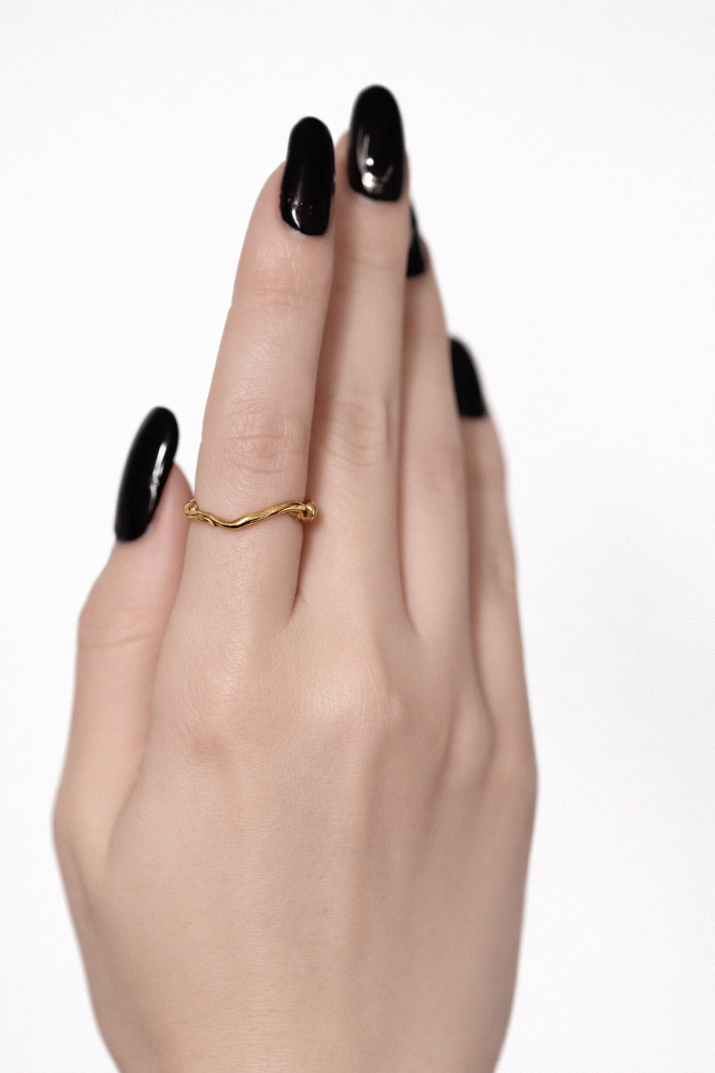 Golden Droplet | Size 7 1/2 | Yellow Bronze Ring