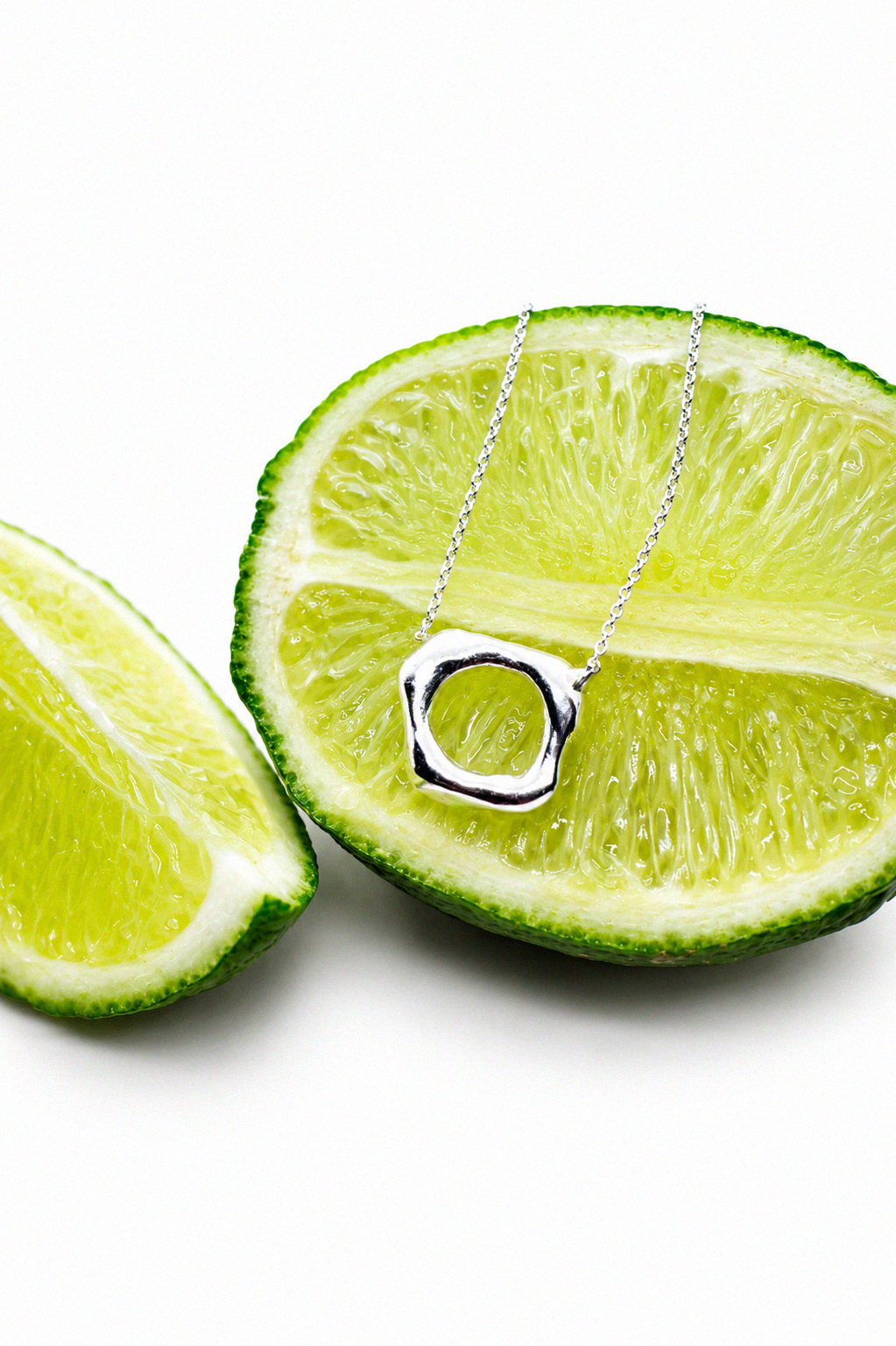 Square Tide | Silver Necklace