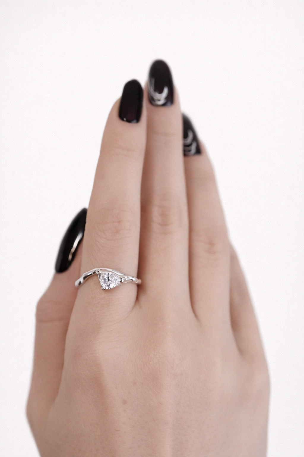 Tidepoint | Size 7 | Silver Ring with White CZ
