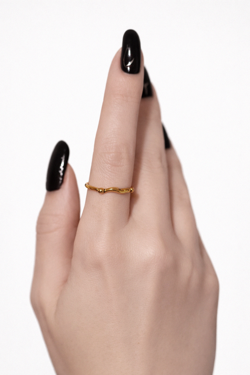 Liquid Loop | Size 6 | Yellow Bronze Ring