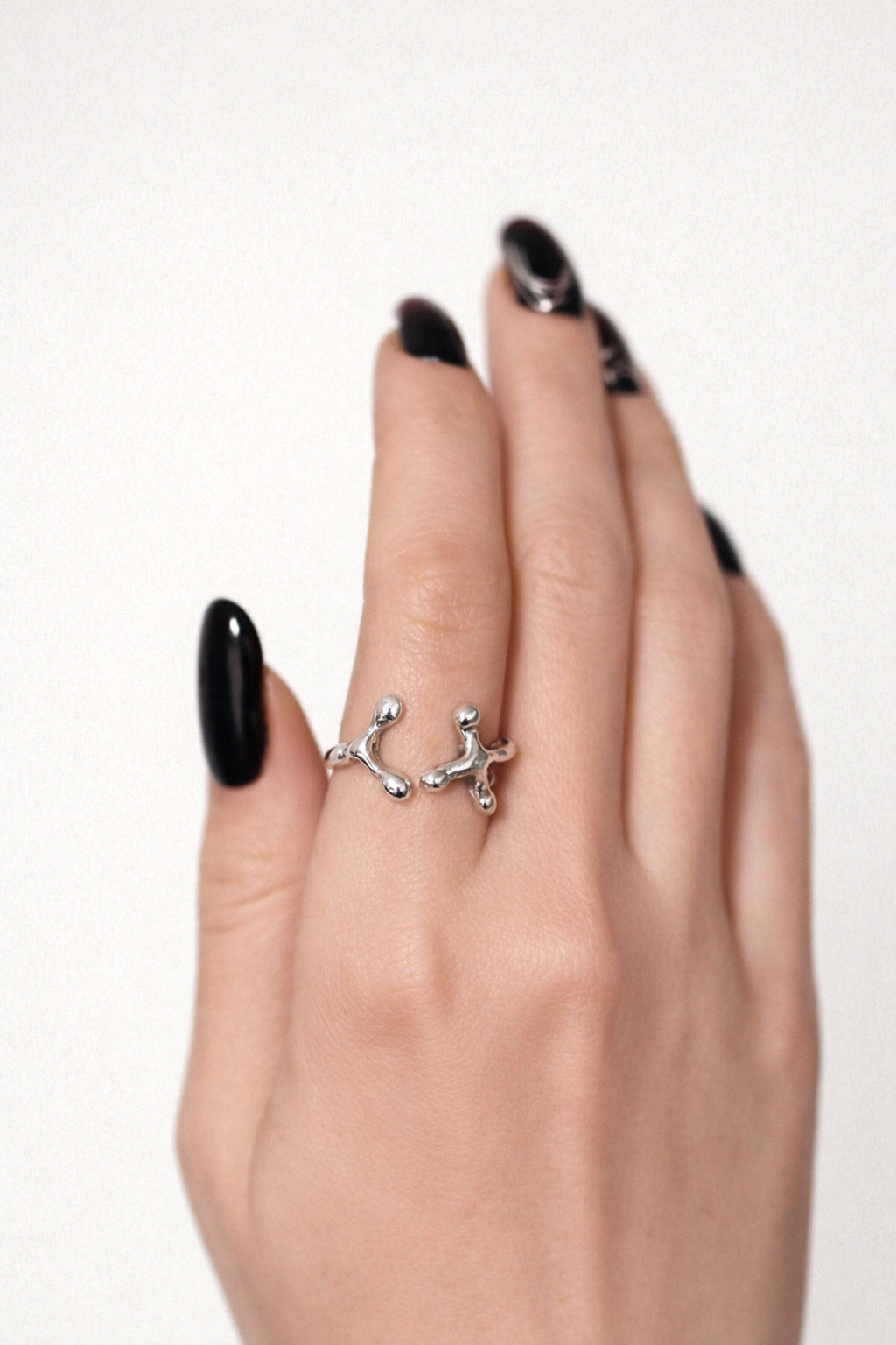 EBON | Organic Open Sterling Silver Ring