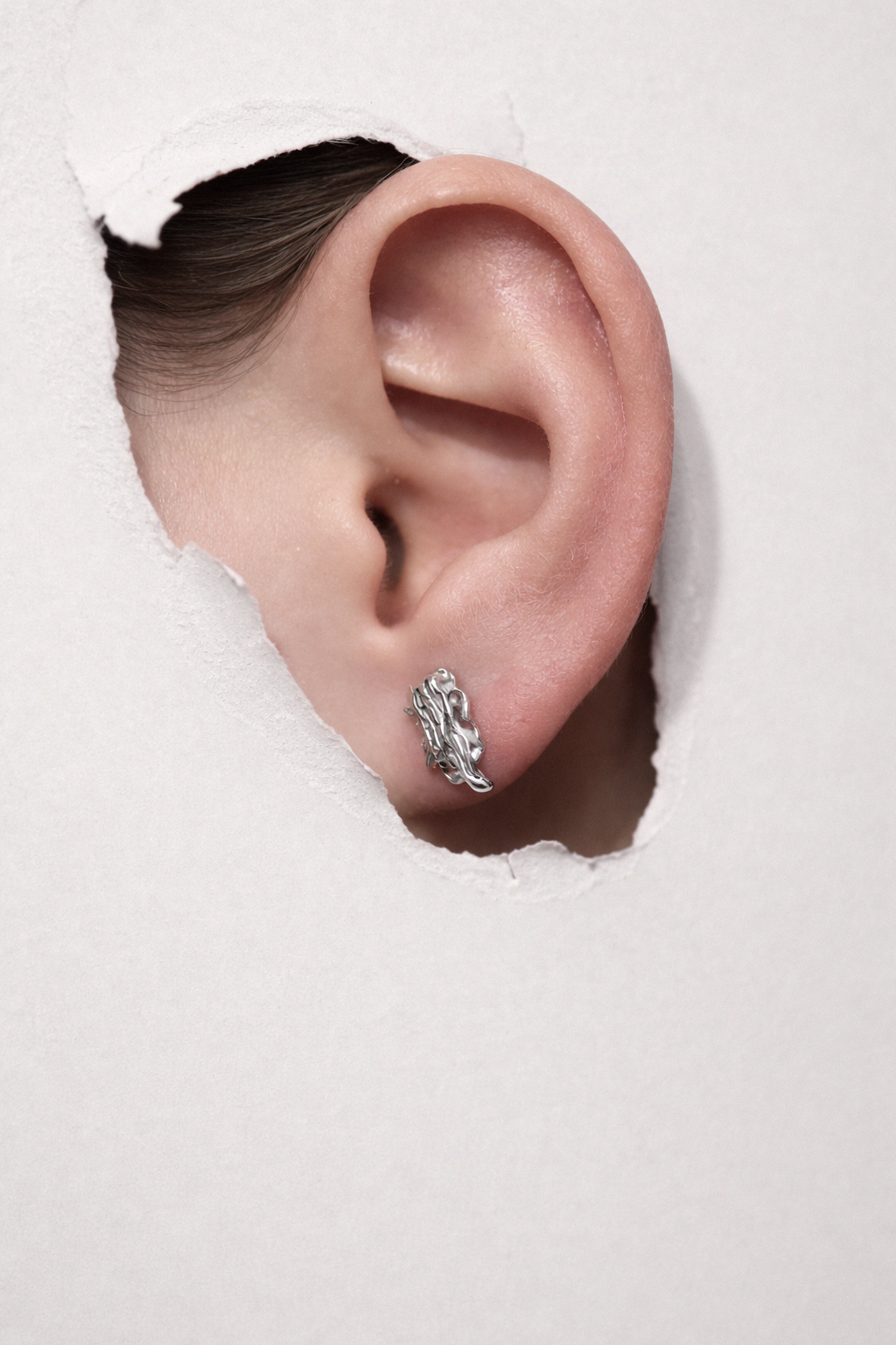 Tidal Fragment | Silver Studs
