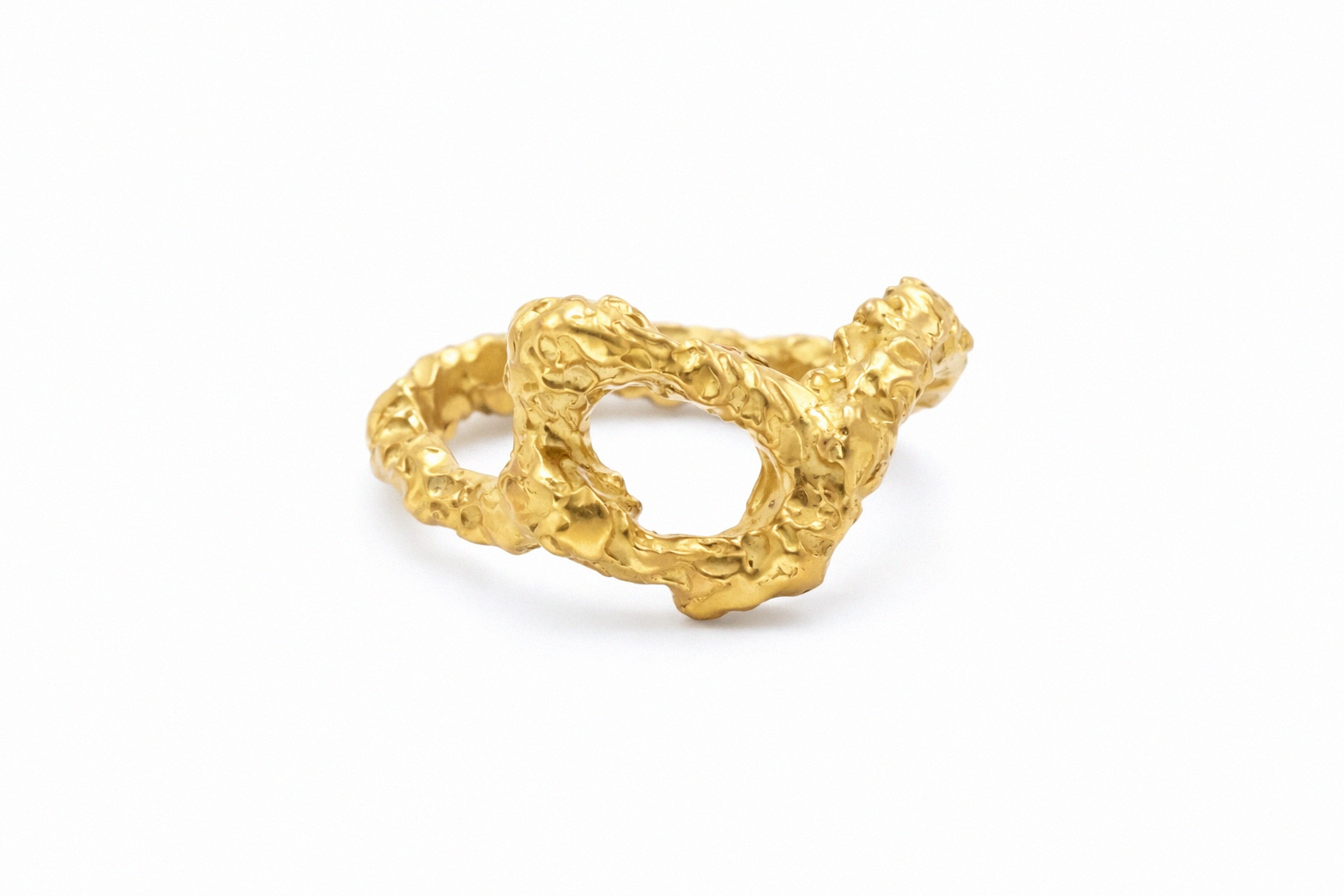 Gilded Rift | Size 6 |  Yellow Bronze Ring