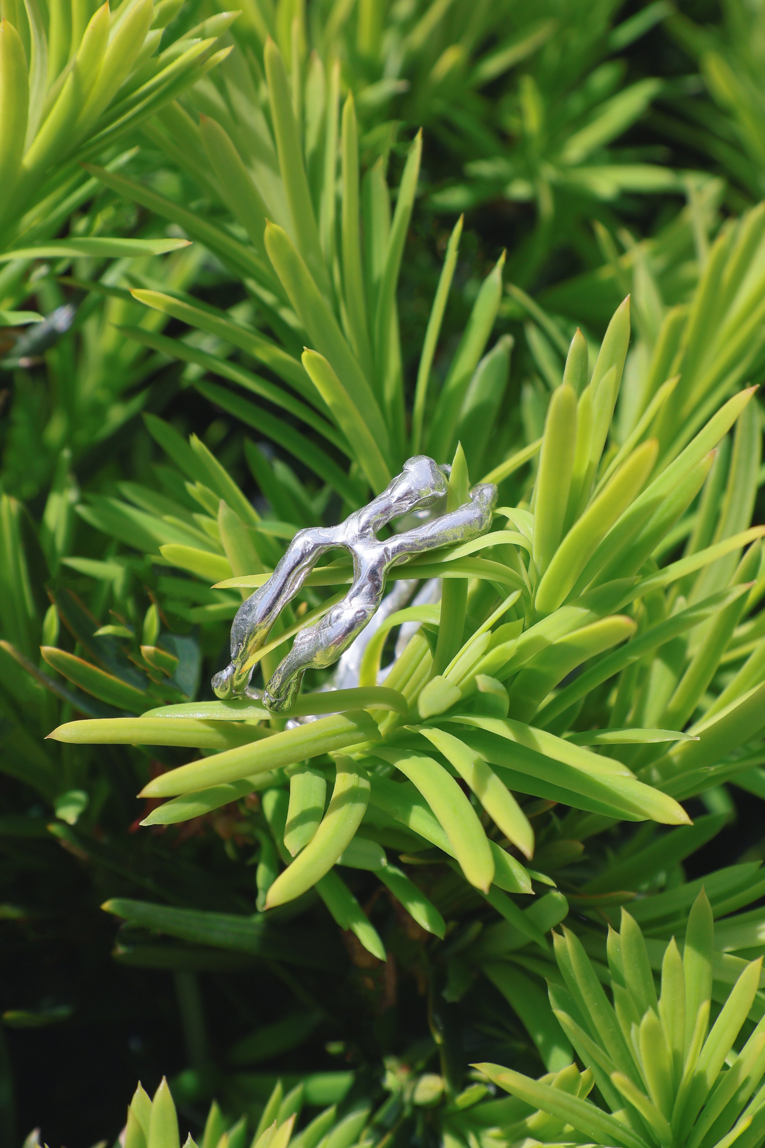 Sterling Silver Organic Ring | Size 9