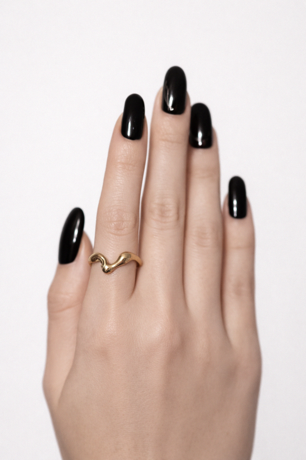 Solar Curve | Size 9 | Yellow Bronze Ring
