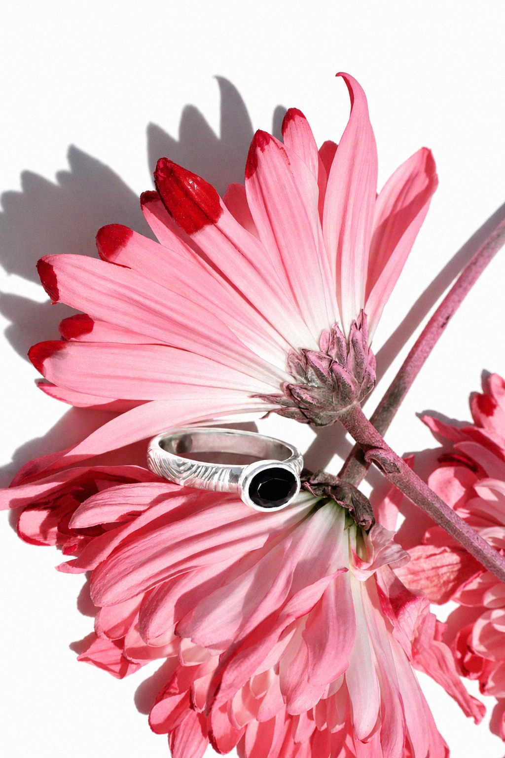 Eclipse | Size 10 1/2 | Silver Ring with Spinel