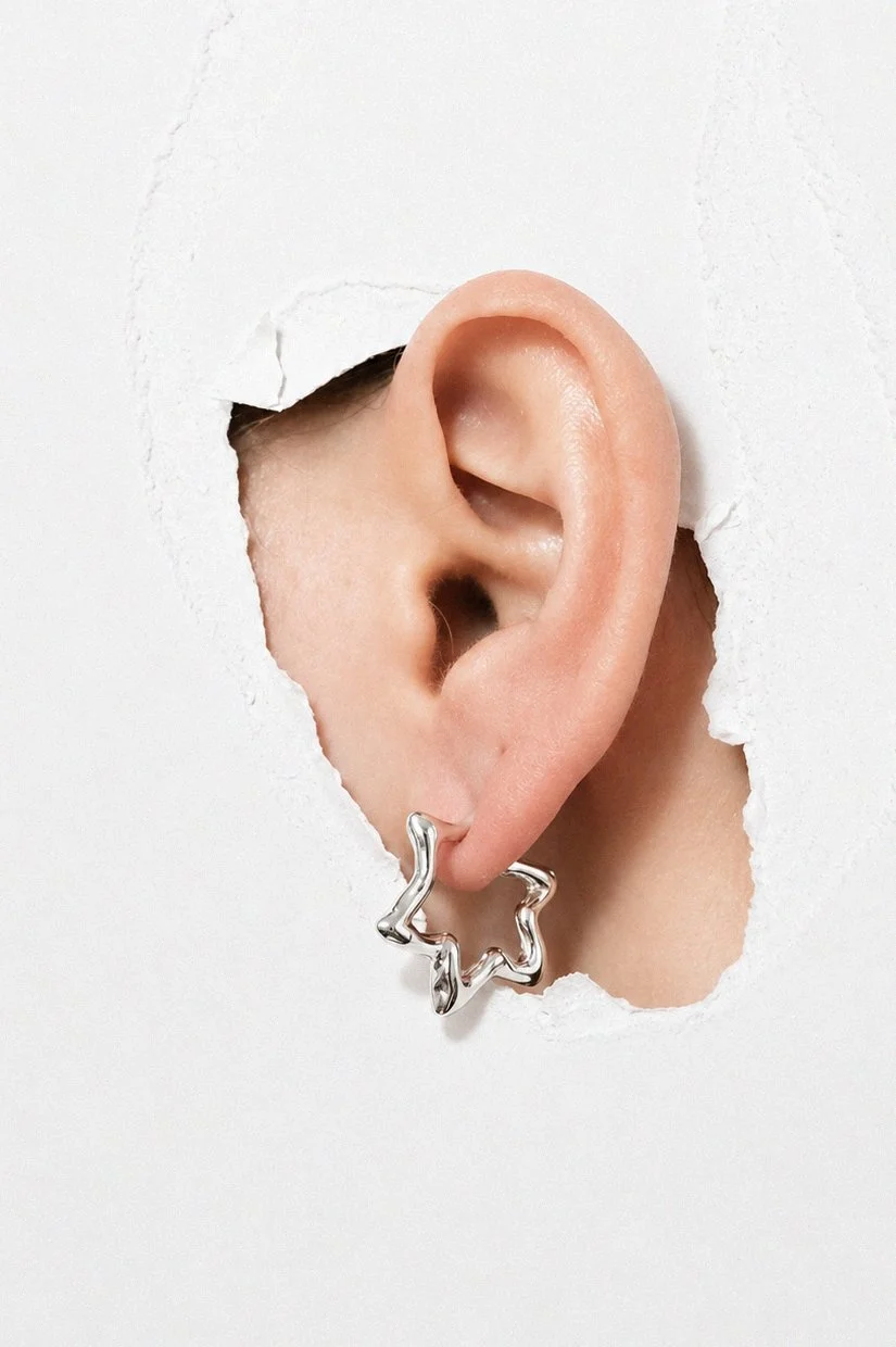 Star Frame | Silver Studs