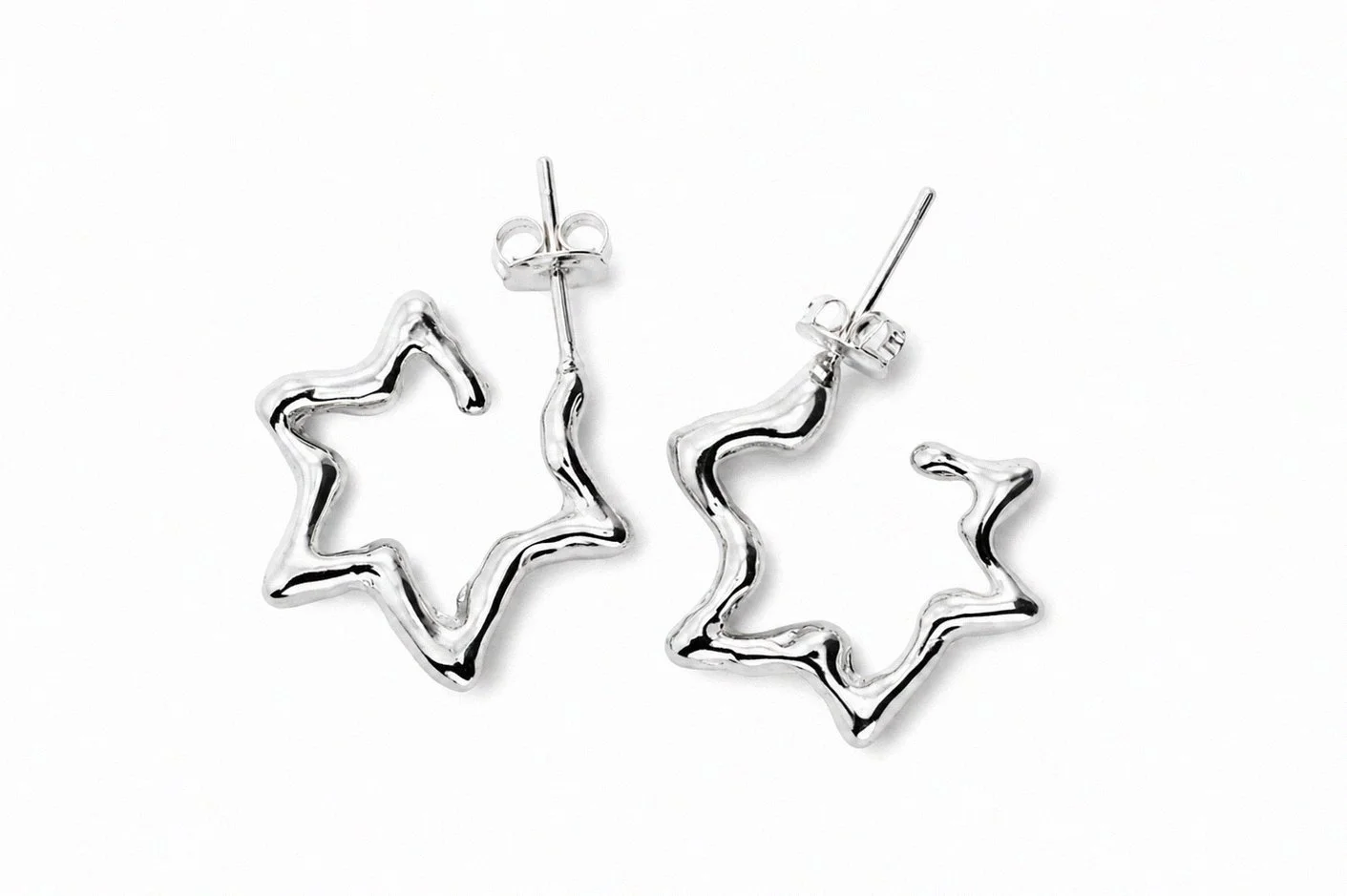 sterling-silver-organic-open-star-outline-stud-earrings-side-view-pair.png