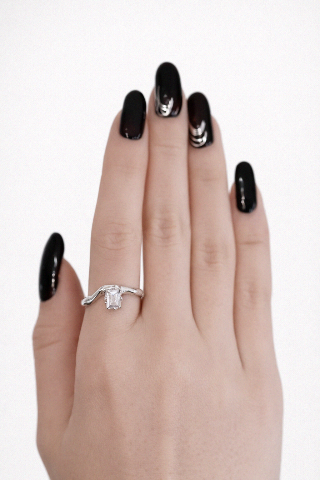 Stillwater | Size 7 1/2 | Silver Ring with White CZ