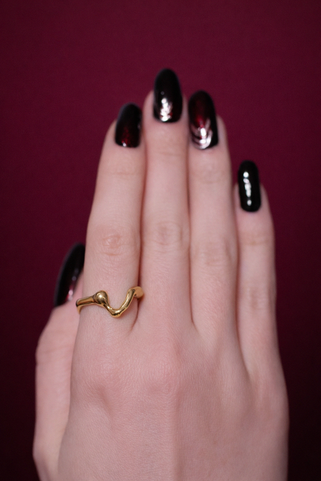 Glided Loop | Size 8 | Yellow Bronze Ring
