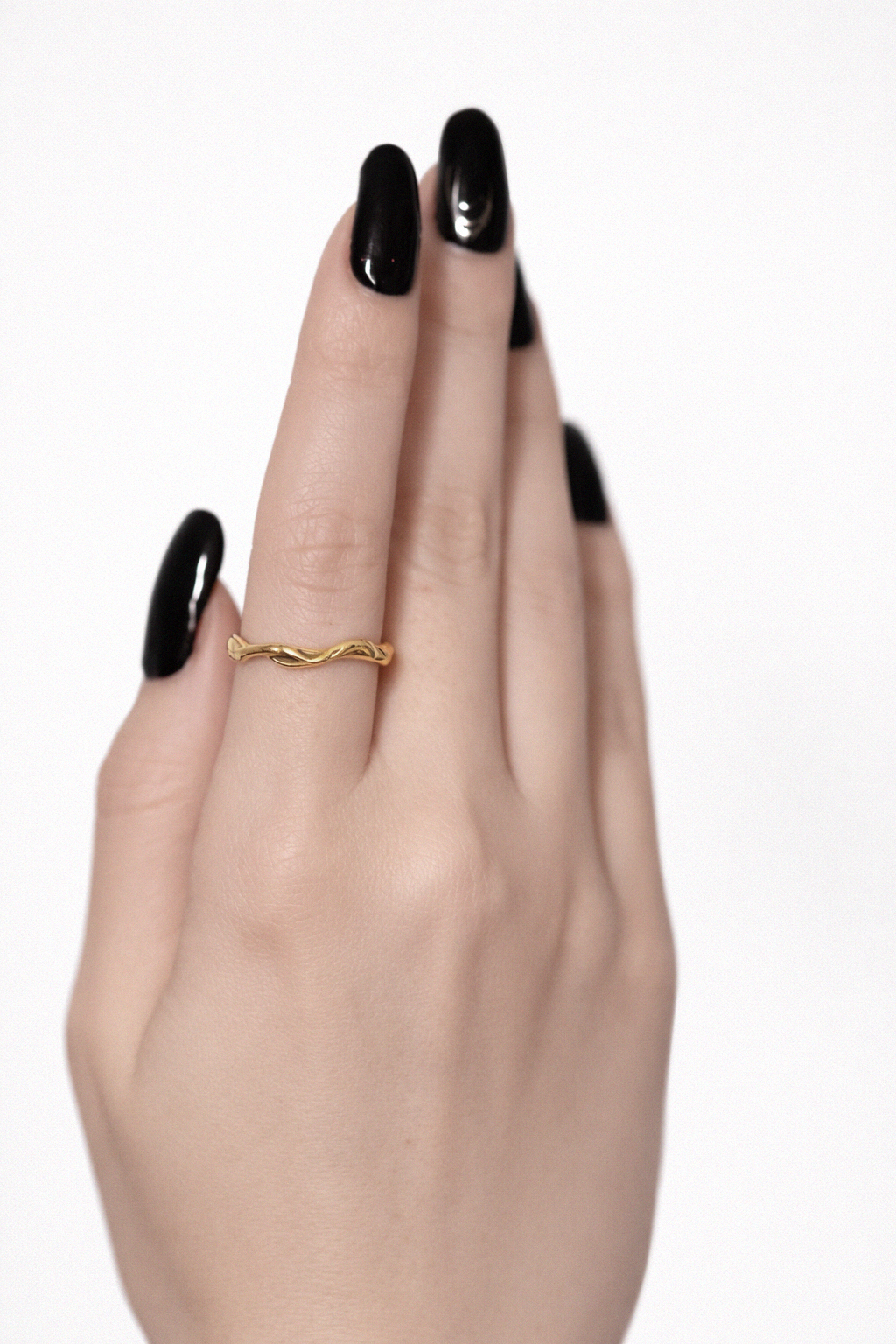 Soft Current | Size 9 1/2 | Yellow Bronze Ring