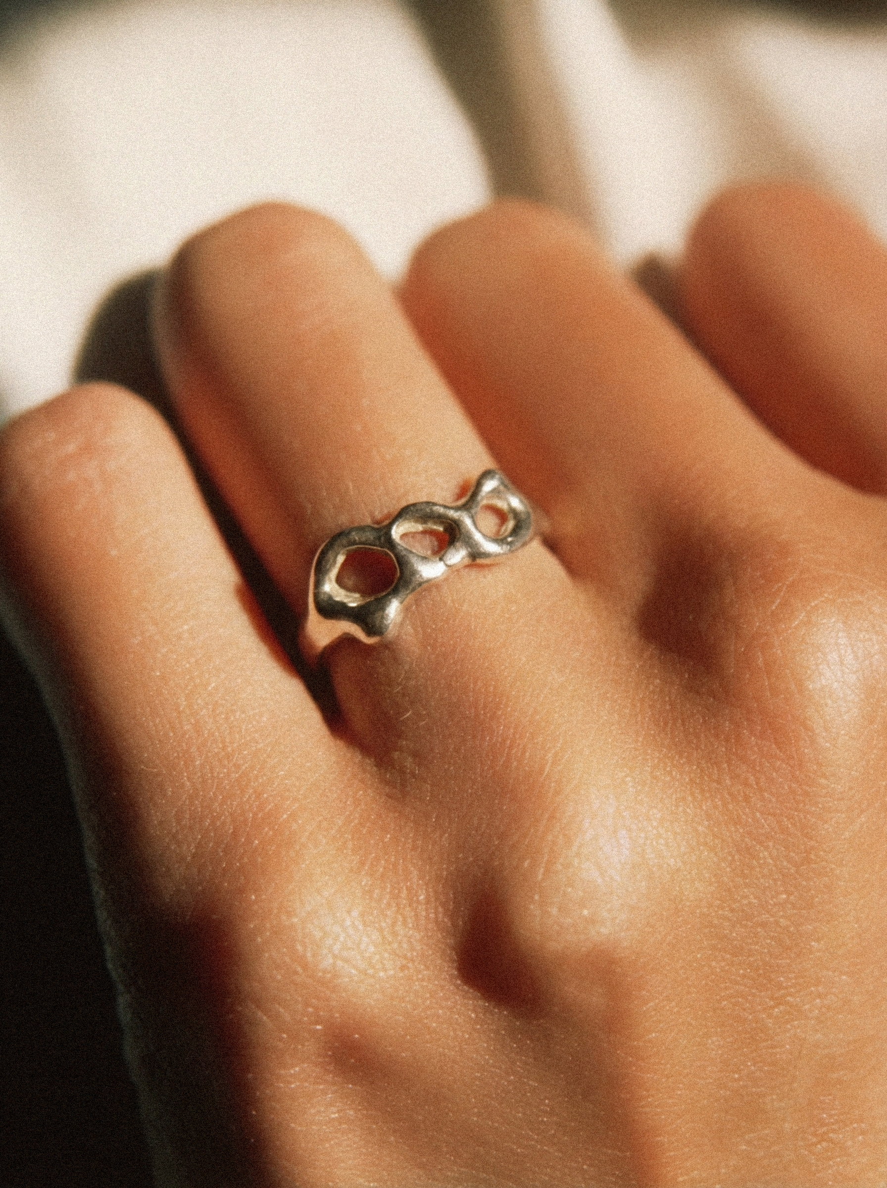 LIRA | Organic Sterling Silver Ring