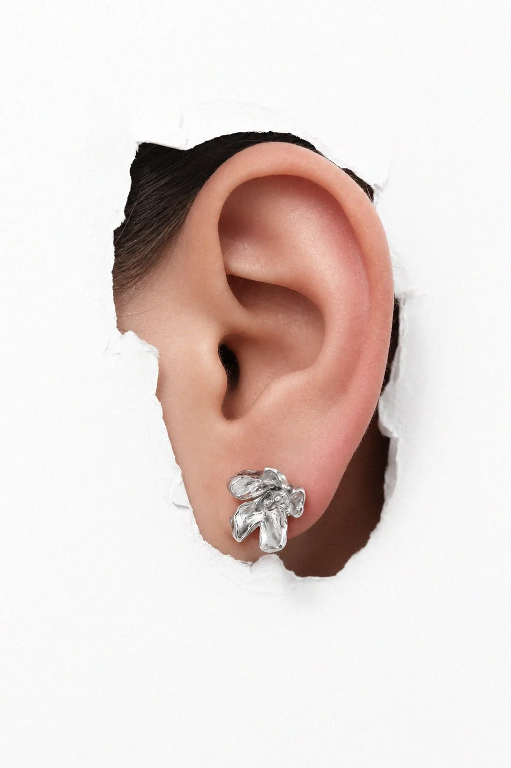 Bloom Wave | Silver Studs
