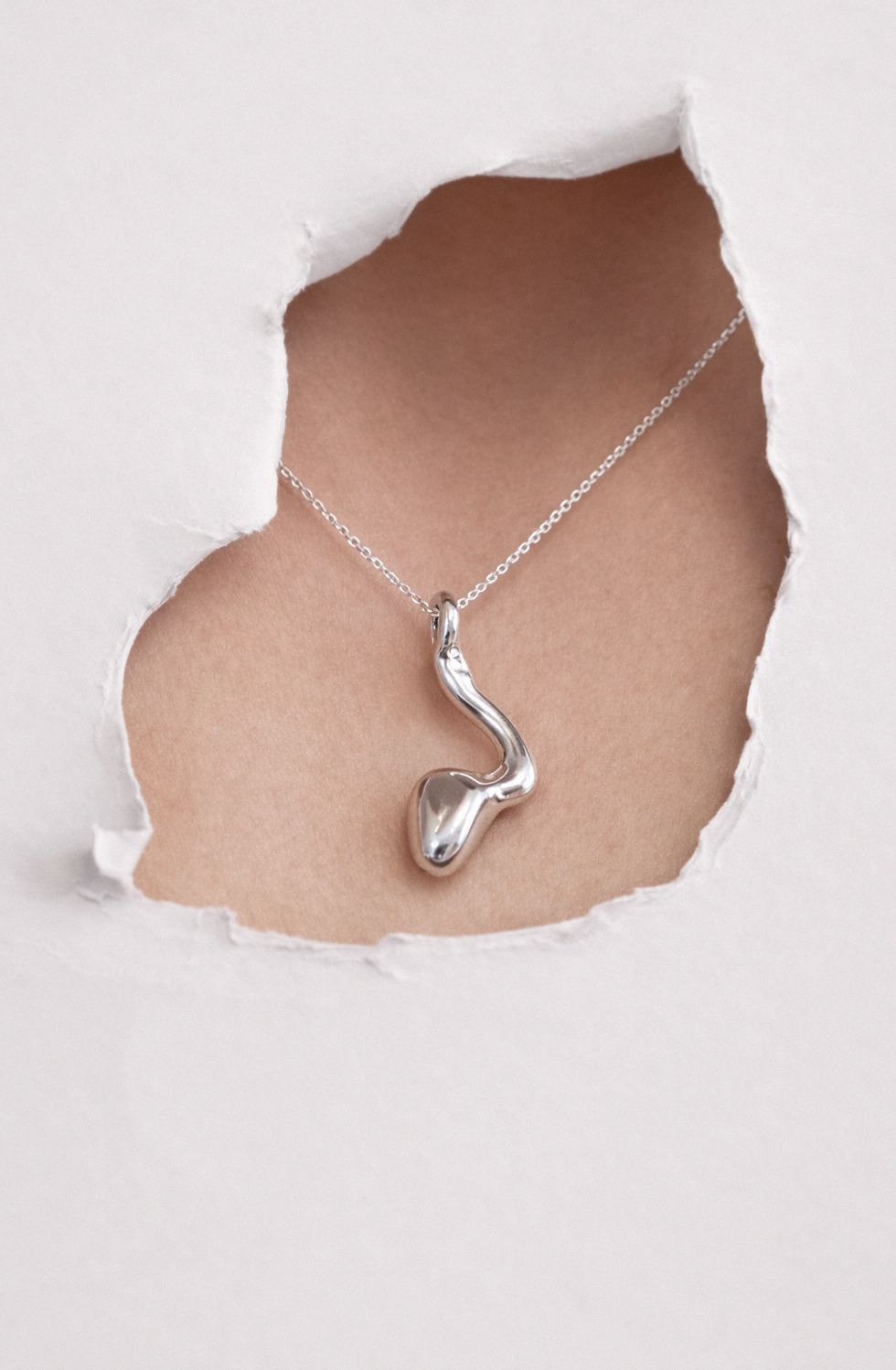 Upflow | Silver Pendant