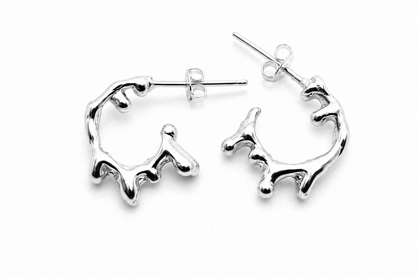 sterling-silver-organic-drip-blob-hoop-earrings-front-view-pair.png