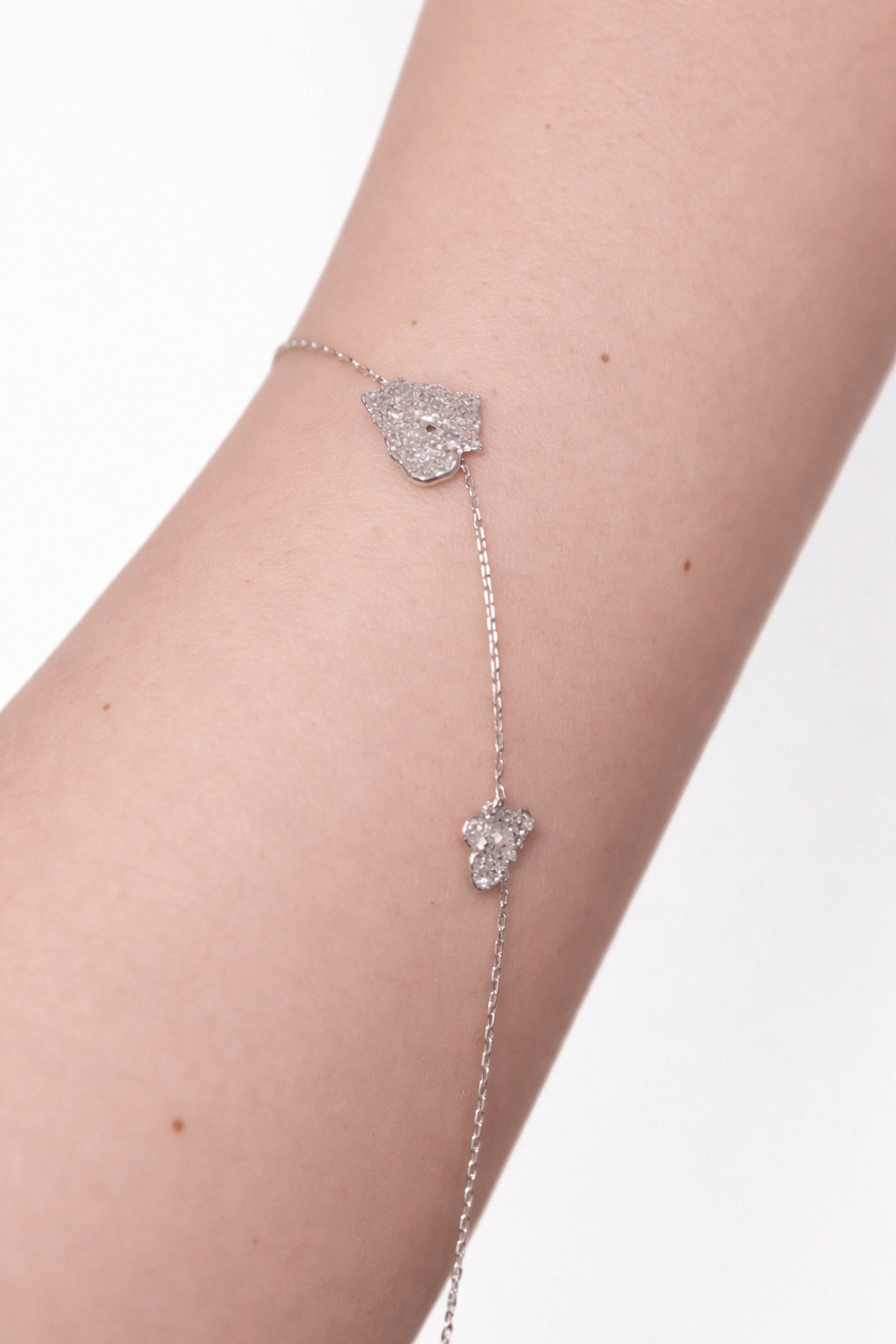 Floating Forms | Silver Bracelet