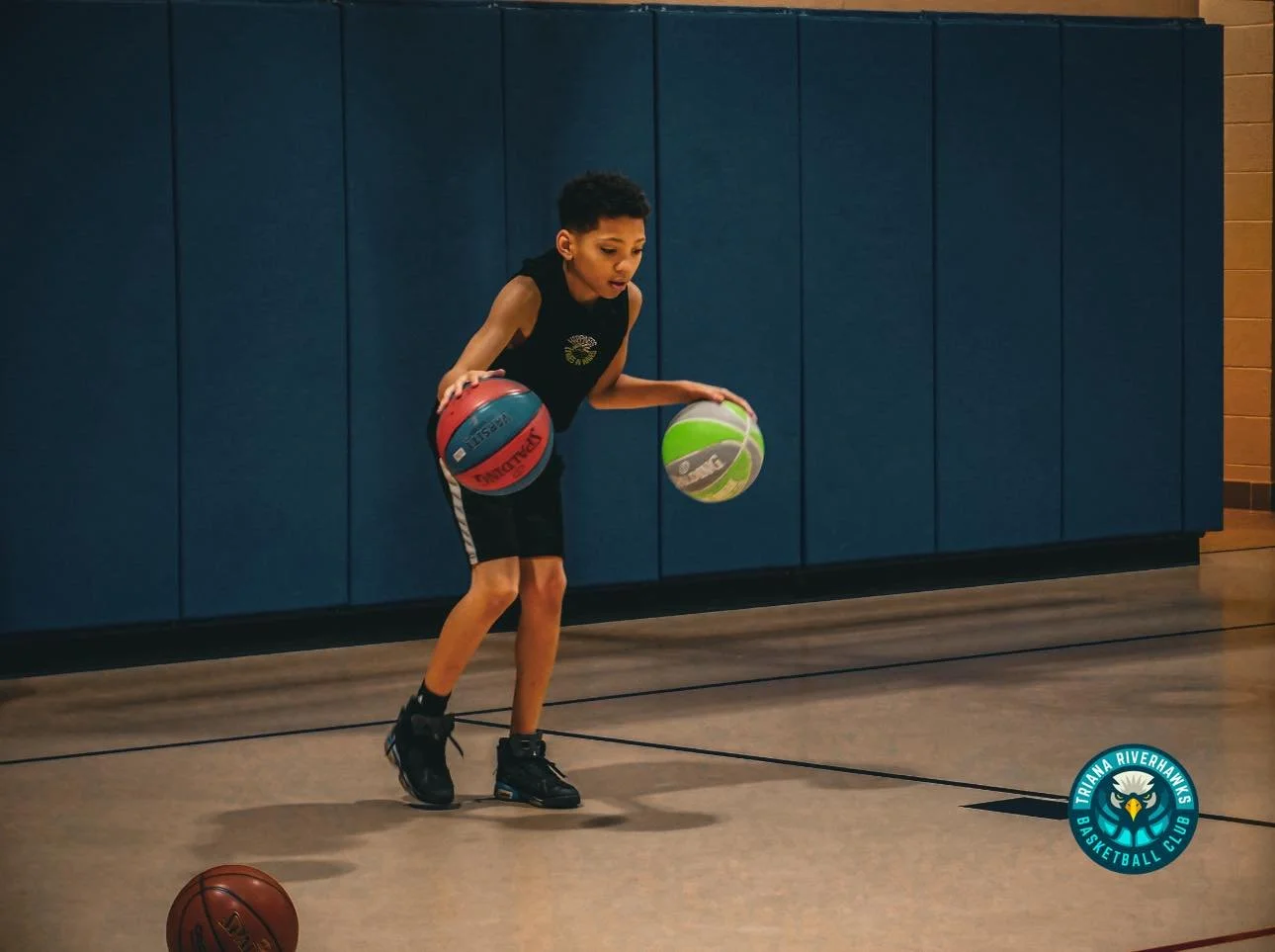 Two balls. Full focus.
Summer isn&rsquo;t for rest &mdash; it&rsquo;s where you get better.
Every rep counts. 🏀🔥

#TrianaRiverhawks #StudentAthlete #SummerWork #HandleSeason #InTheLab #YouthBasketball