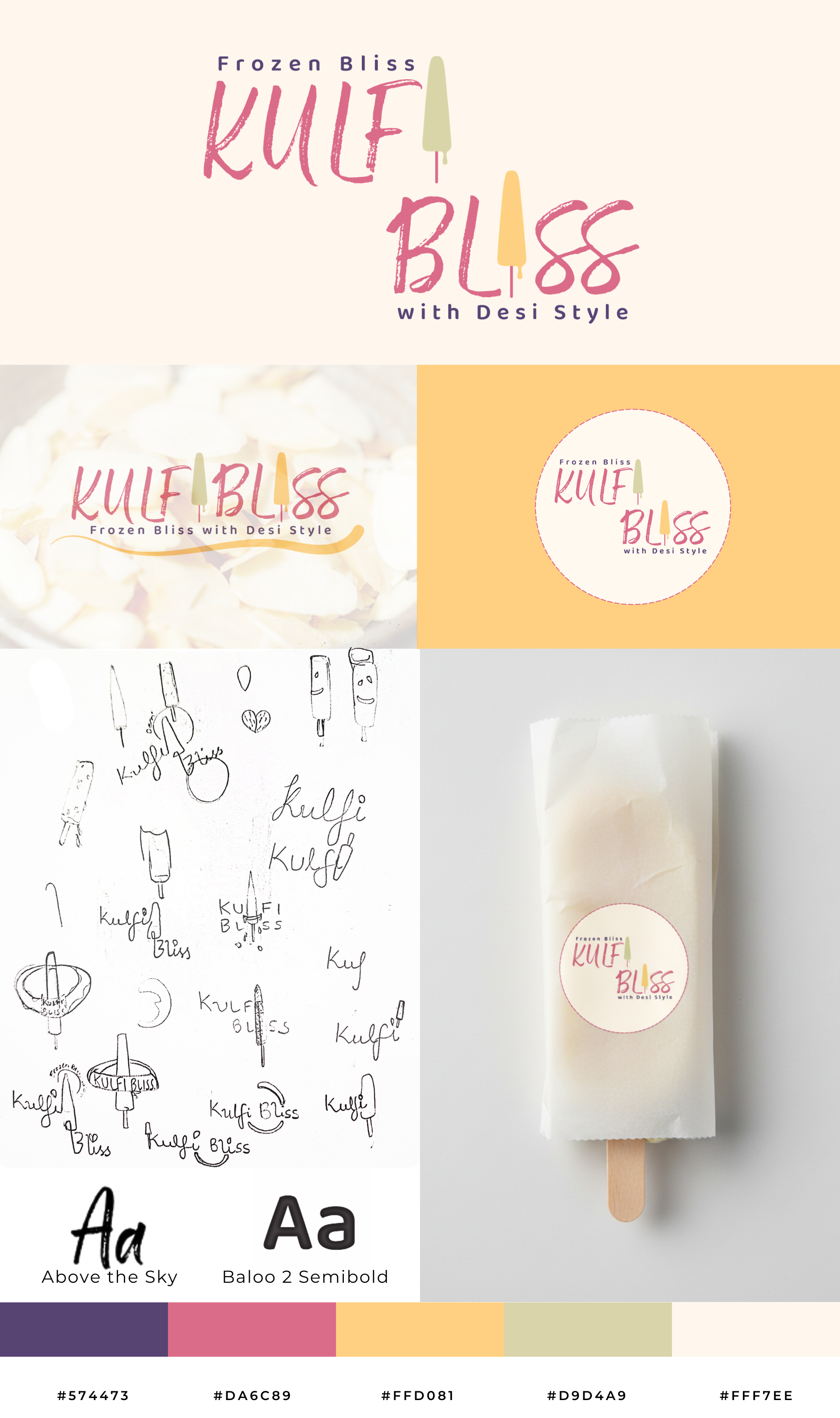 Logo & Visual Branding-Kulfi Bliss