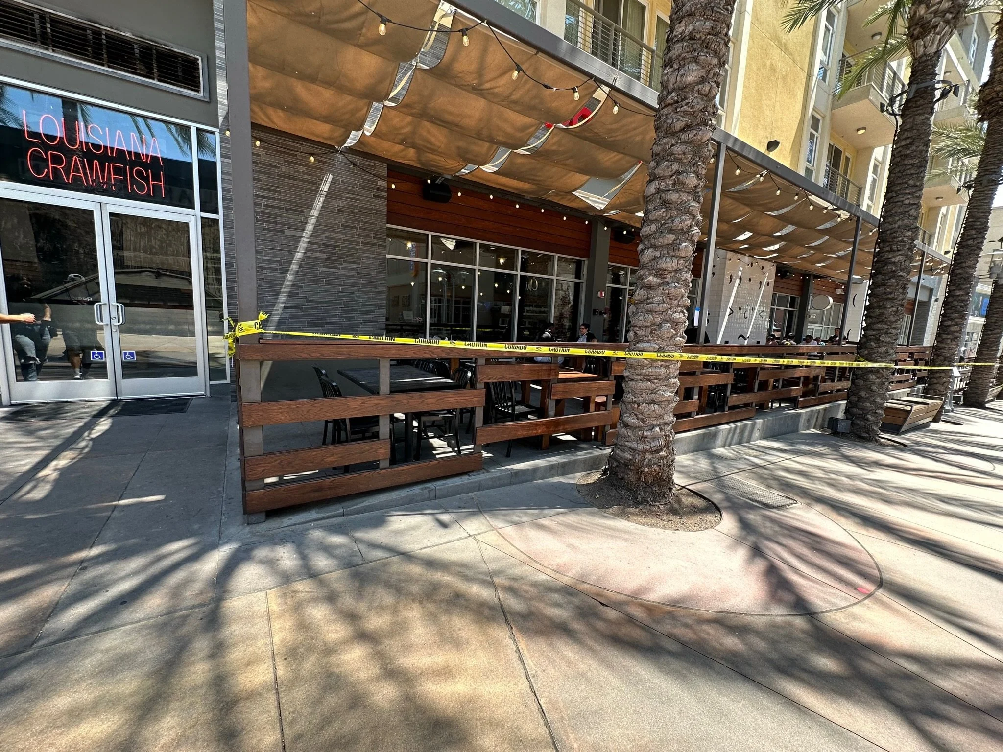Commercial restaurant renovation by Caino Co. at Yard House, Los Angeles.