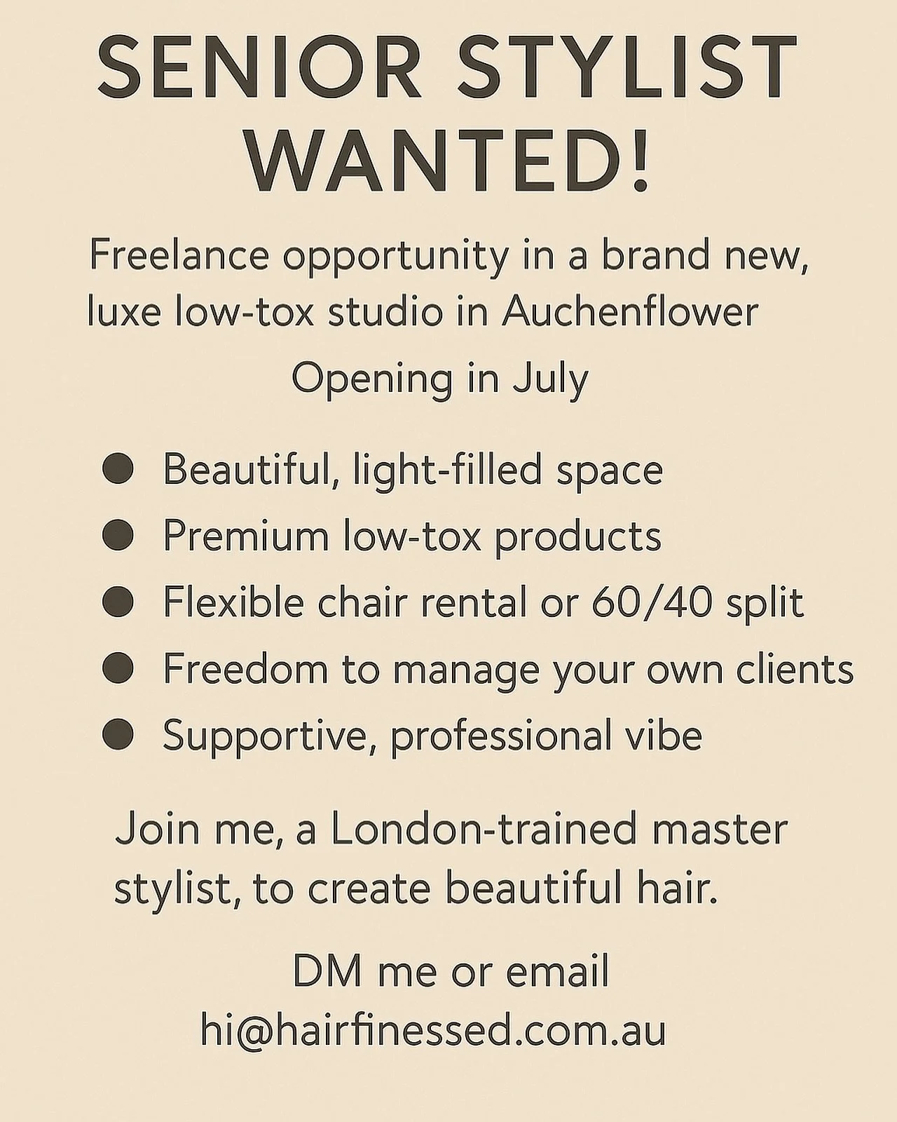 #brisbanehairdresser #freelancehairstylist #lowtoxhaircare #hairstylist #seniorstylist