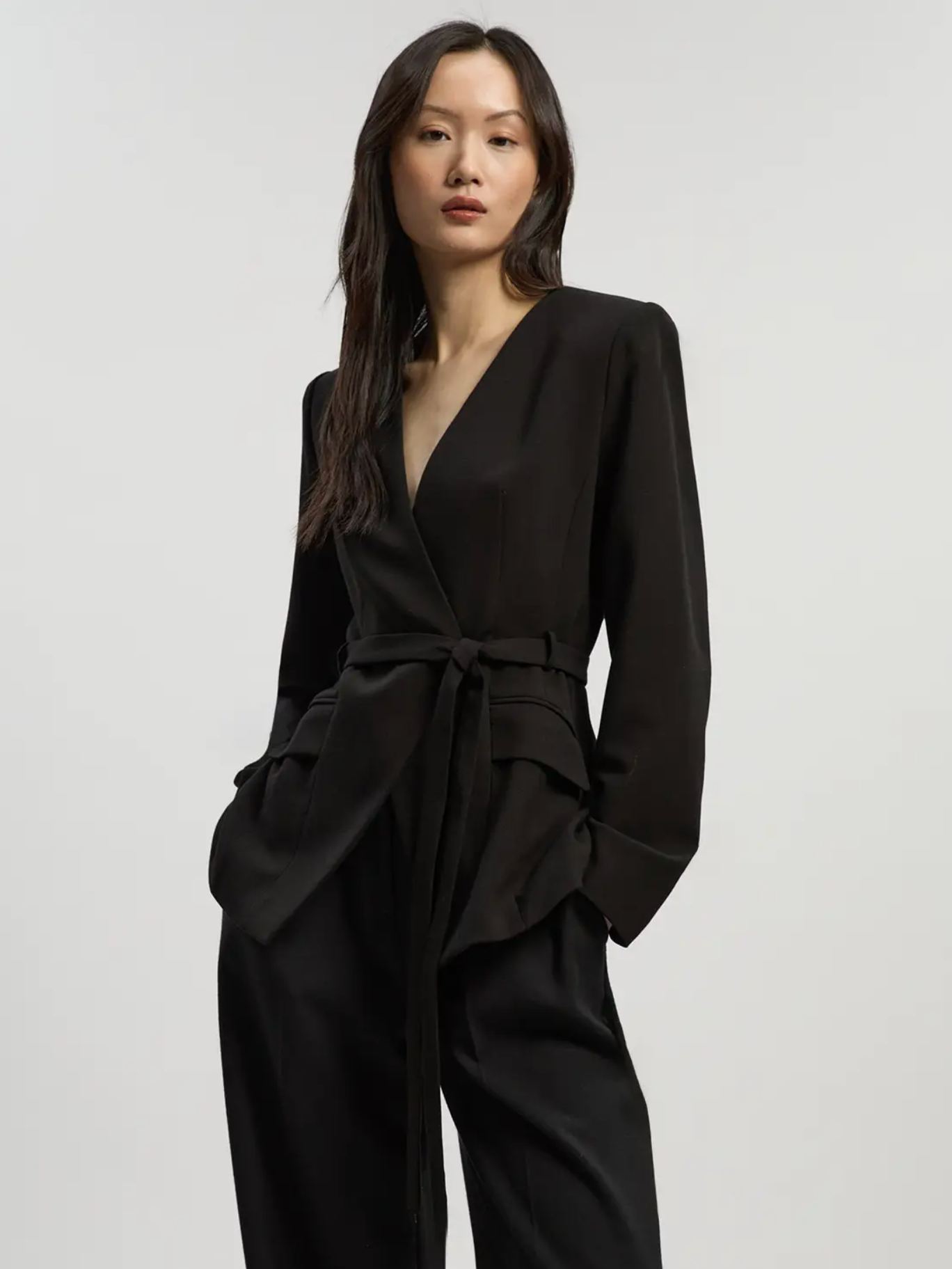 Woman in Blazer suit