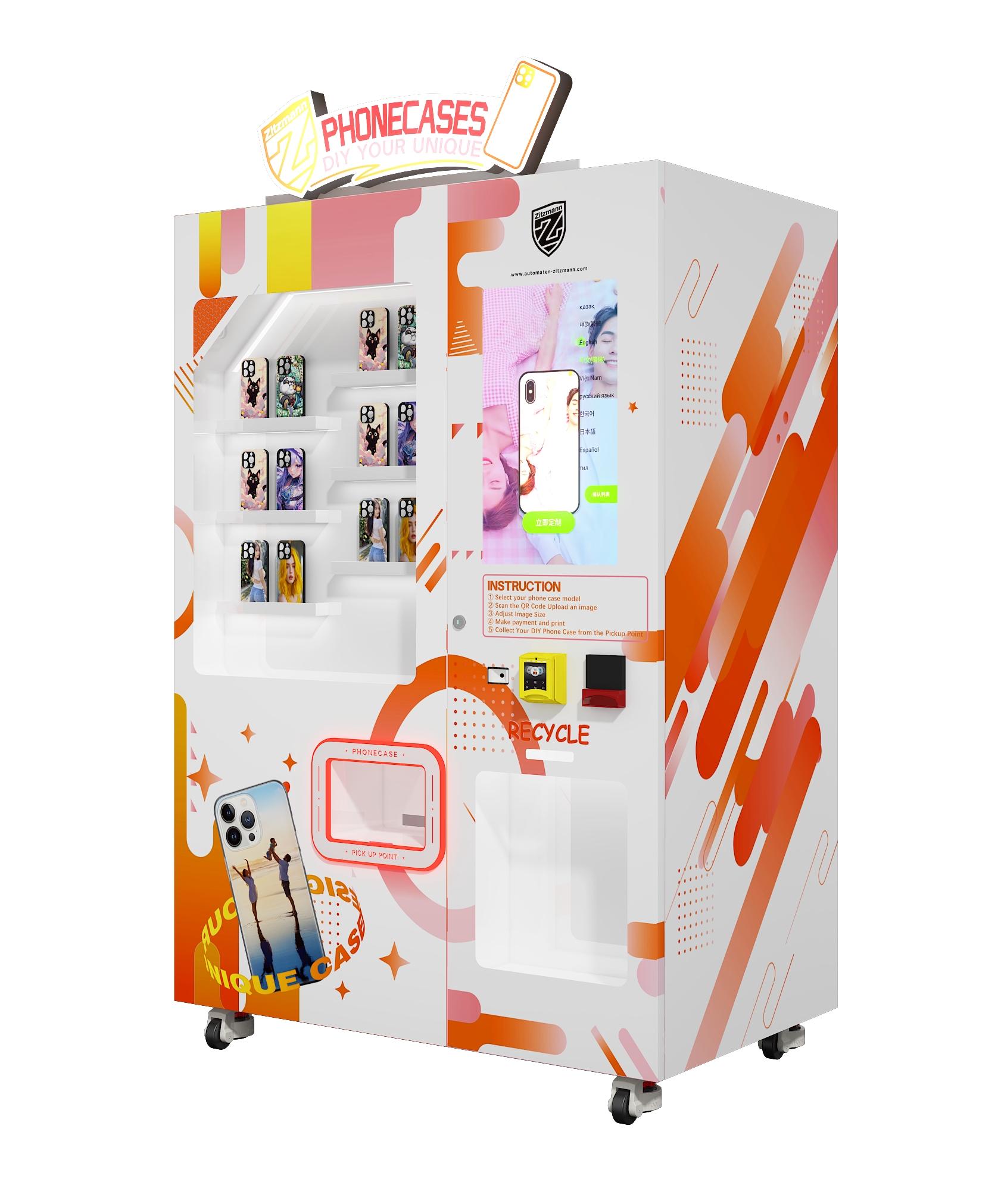 Handyhüllen Druckautomat