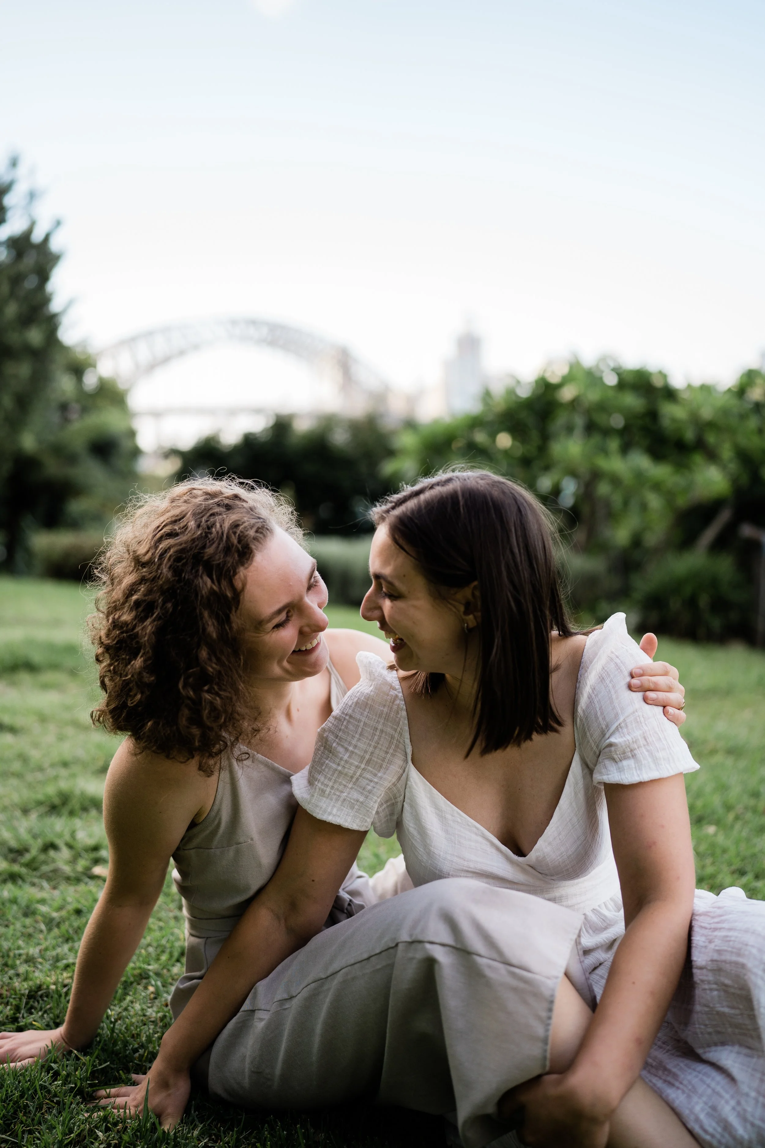 Surprise engagement at Wendy's secret garden, North Sydney