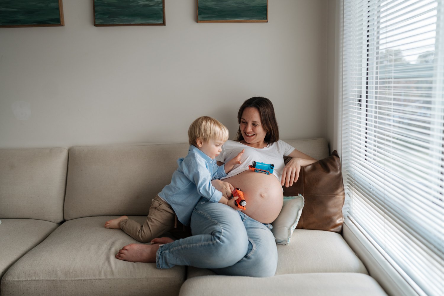 Julia and Alex - at home maternity photoshoot