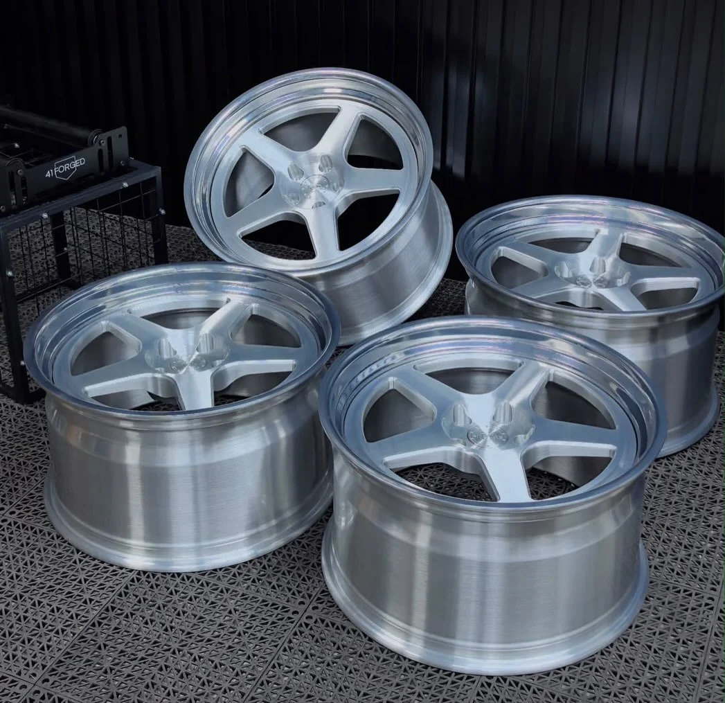 Fresh set of our 41 Forged PS-05 wheels ready to go! These were built for a 2021 Mustang Mach 1

Brushed clear center x Gloss lip x Hidden hardware 

Contact us today for a quote!! 

💻 www.41forged.com

📧 41forged@gmail.com

#bmwm3 #s550 #s650 #ct5