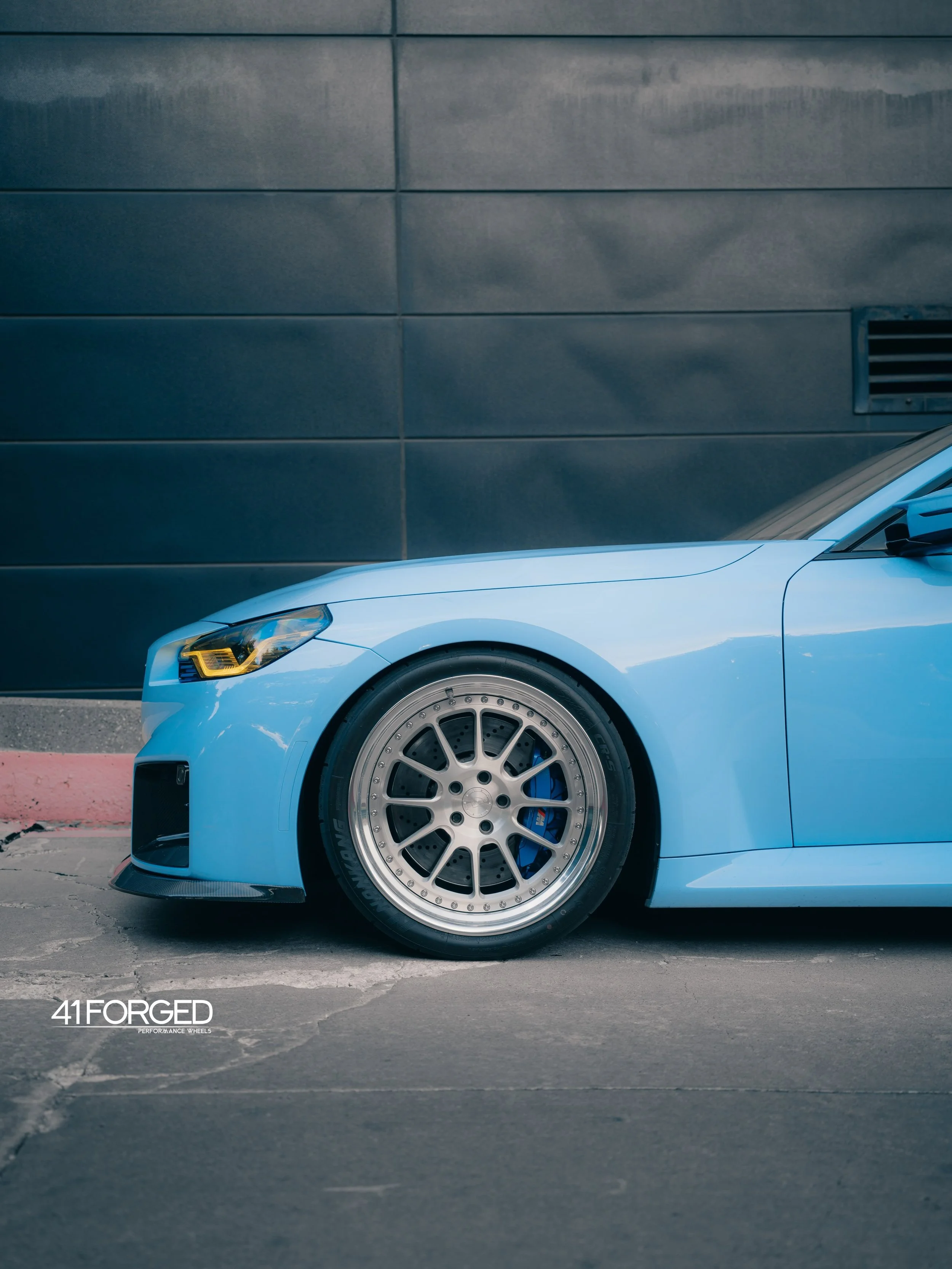 Wheel Wednesday! 41 Forged PS-12 2pc wheels for this G87 🥶 

Hit us up if you&rsquo;d like to build a custom set!

2pc design || Forged 6061-T6 || Brushed Clear x Polished lip

💻 www.41forged.com
📧 41forged@gmail.com