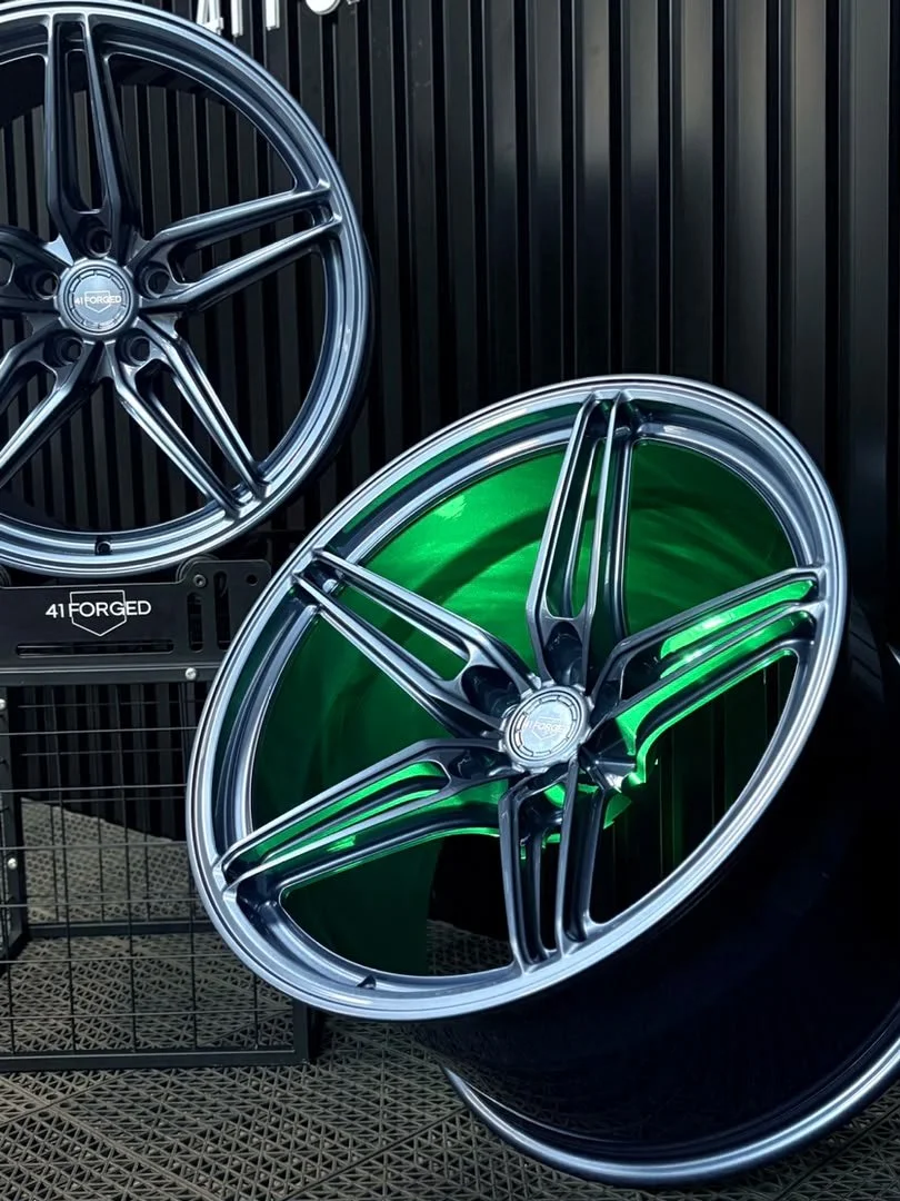 41 FORGED MT-15C C8 ZR1 WHEELS - EDGE BLUE